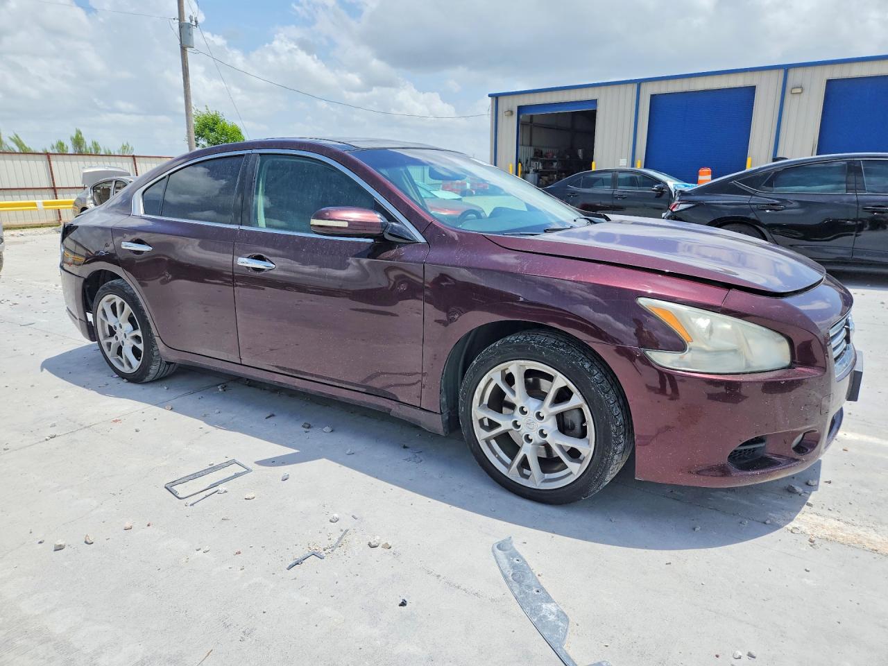 2014 Nissan Maxima 3.5 S Purple vin: 1N4AA5AP5EC477965