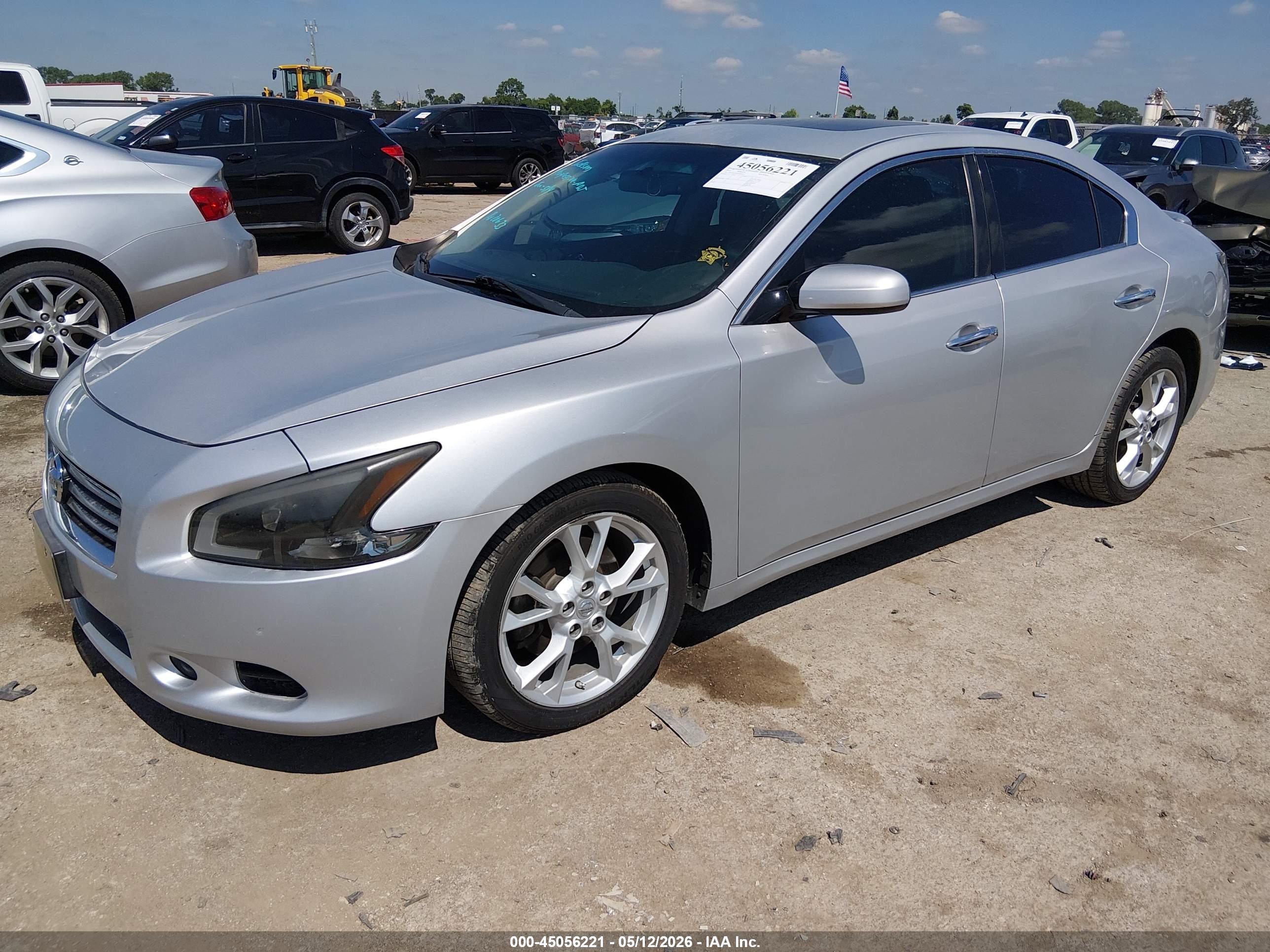 2014 Nissan Maxima 3.5 S/3.5 Sv Silver vin: 1N4AA5AP5EC481675