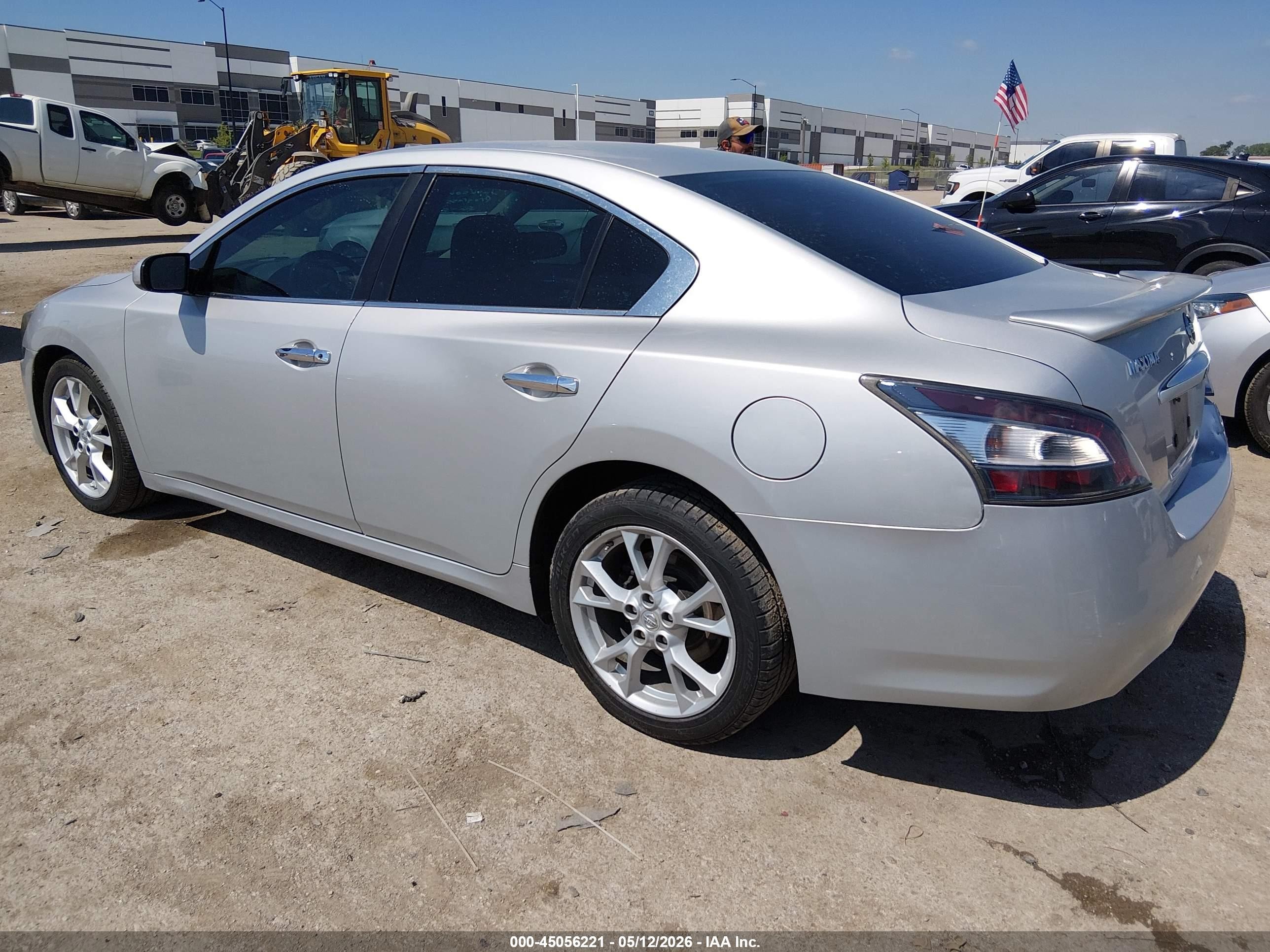 2014 Nissan Maxima 3.5 S/3.5 Sv Silver vin: 1N4AA5AP5EC481675