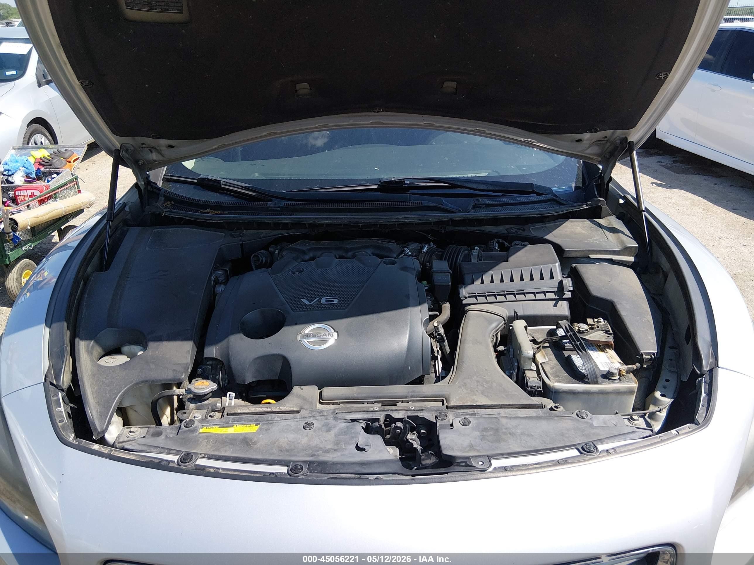 2014 Nissan Maxima 3.5 S/3.5 Sv Silver vin: 1N4AA5AP5EC481675
