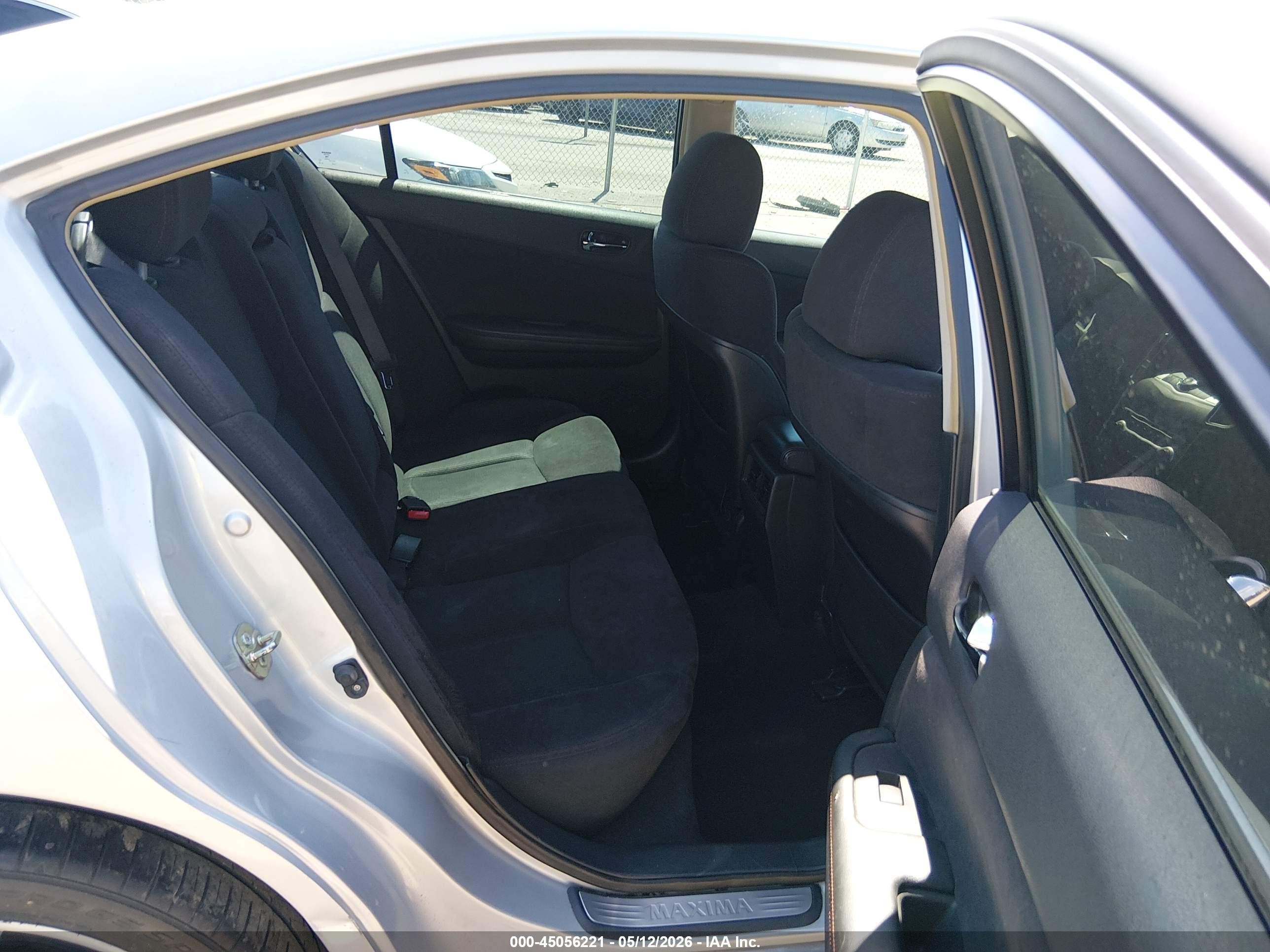 2014 Nissan Maxima 3.5 S/3.5 Sv Silver vin: 1N4AA5AP5EC481675