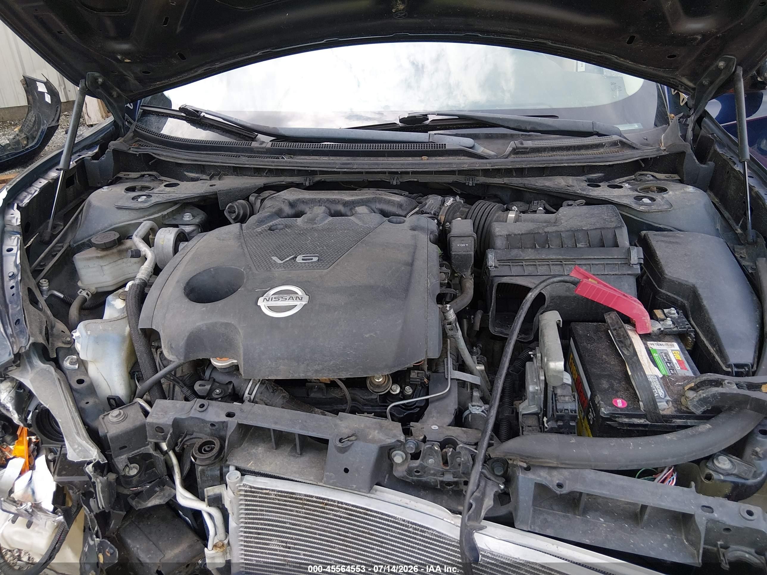 2014 Nissan Maxima 3.5 S/3.5 Sv Синий vin: 1N4AA5AP5EC484933