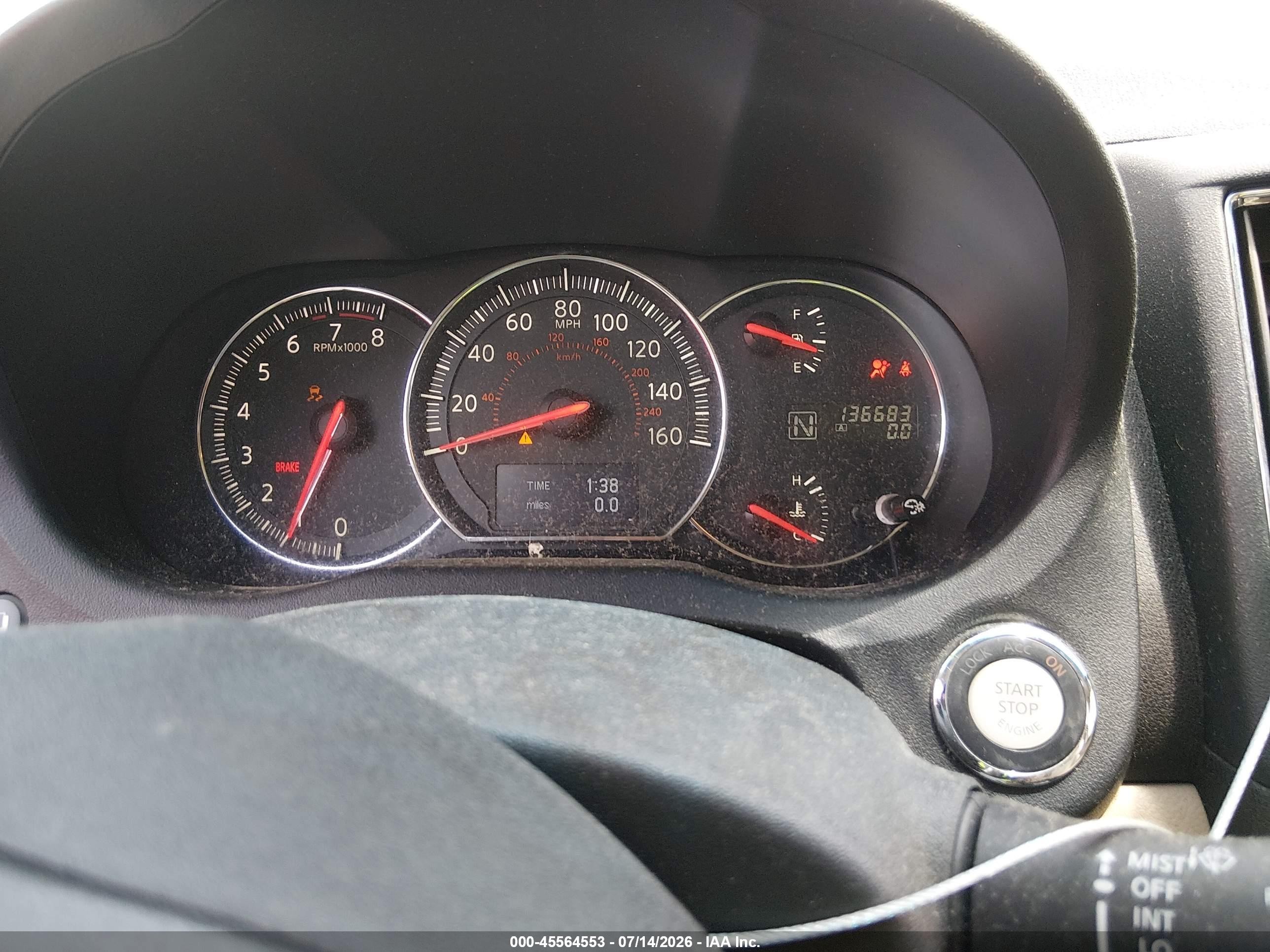 2014 Nissan Maxima 3.5 S/3.5 Sv Синий vin: 1N4AA5AP5EC484933