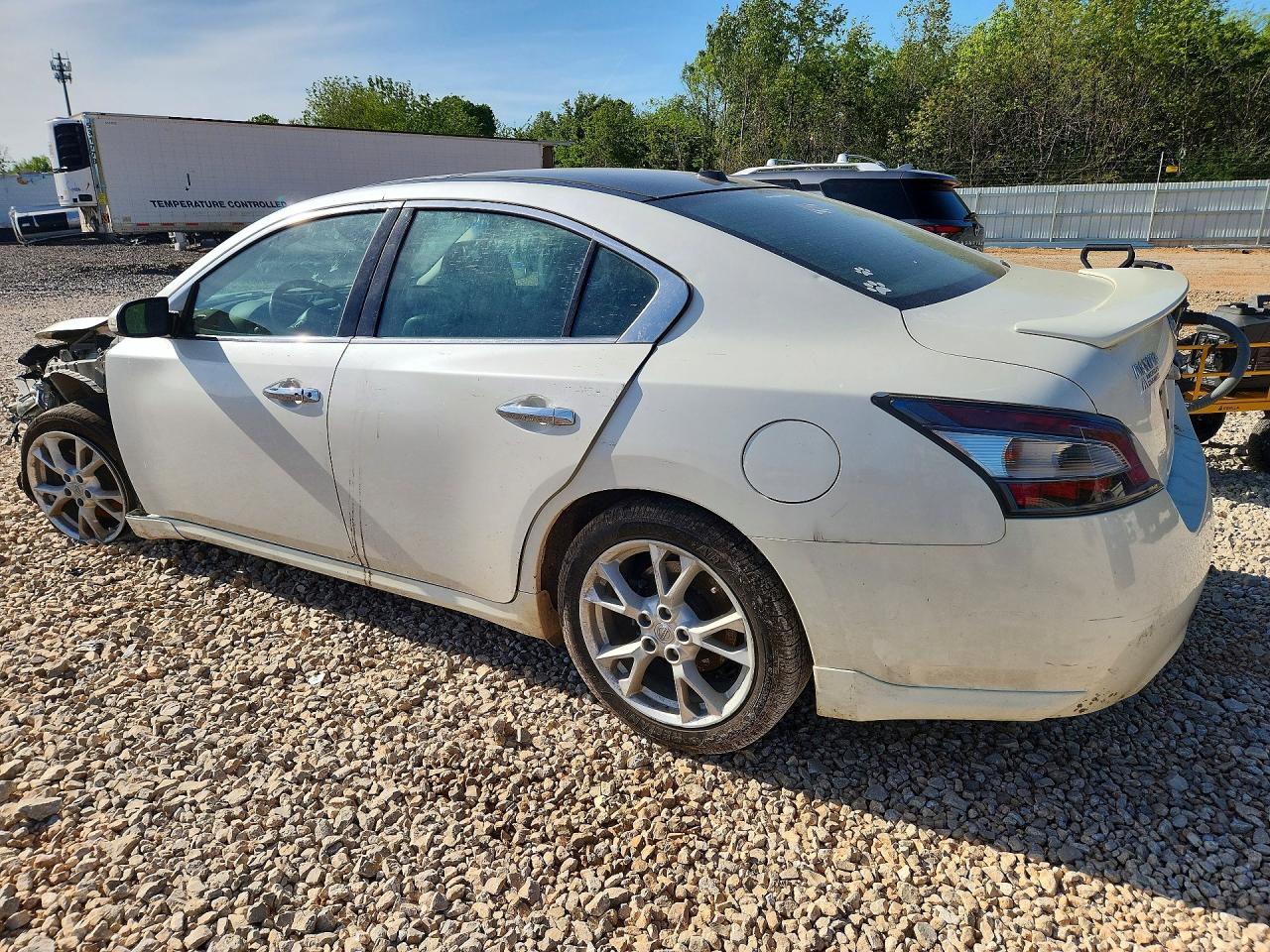 2014 Nissan Maxima 3.5 Sv White vin: 1N4AA5AP5EC485015