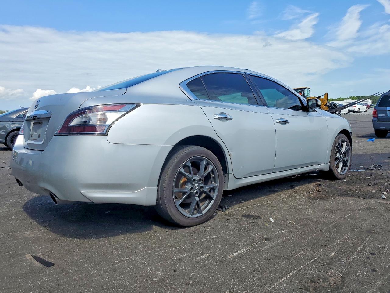 2014 Nissan Maxima 3.5 Sv Silver vin: 1N4AA5AP5EC489355