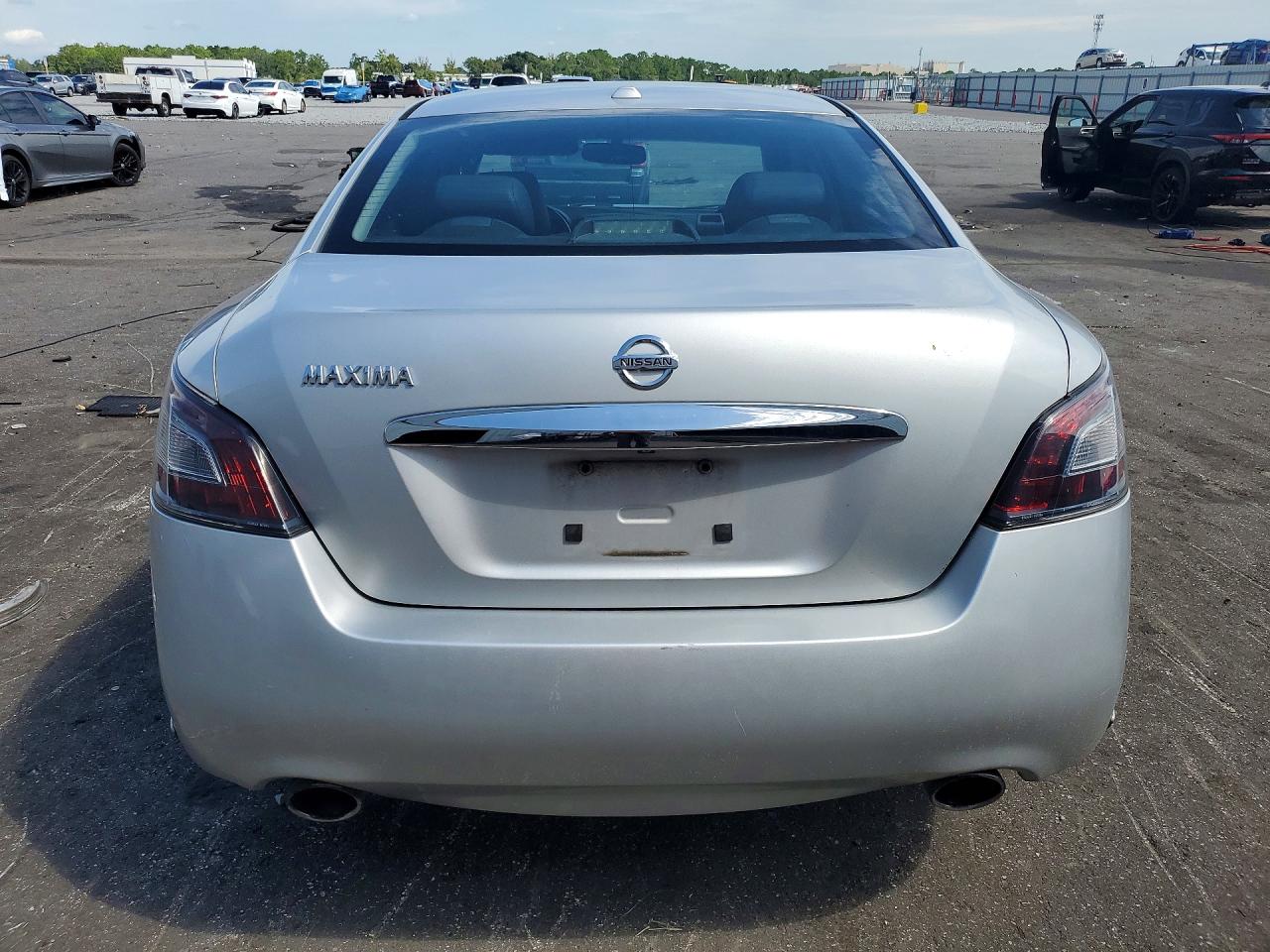 2014 Nissan Maxima 3.5 Sv Silver vin: 1N4AA5AP5EC489355