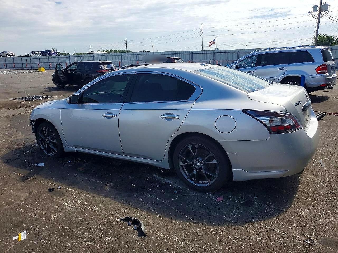 2014 Nissan Maxima 3.5 Sv Silver vin: 1N4AA5AP5EC489355