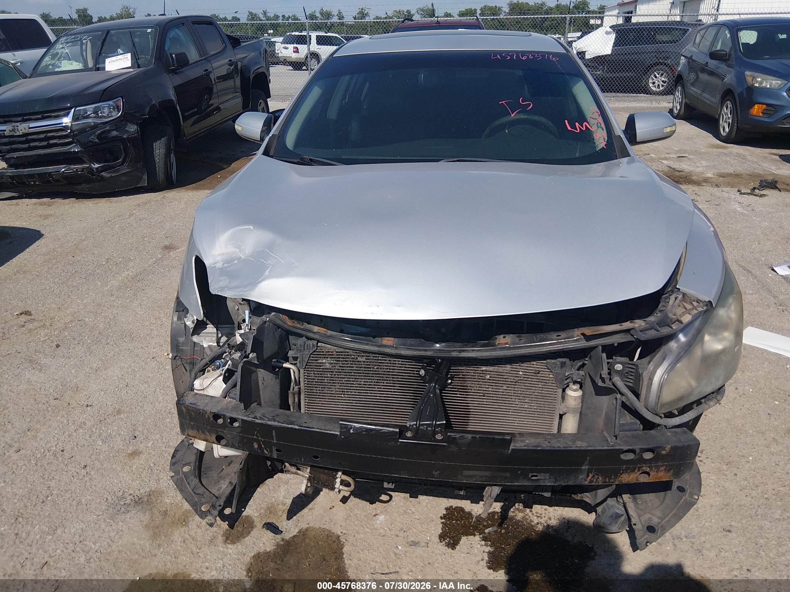 2014 Nissan Maxima 3.5 Sv Silver vin: 1N4AA5AP5EC495320