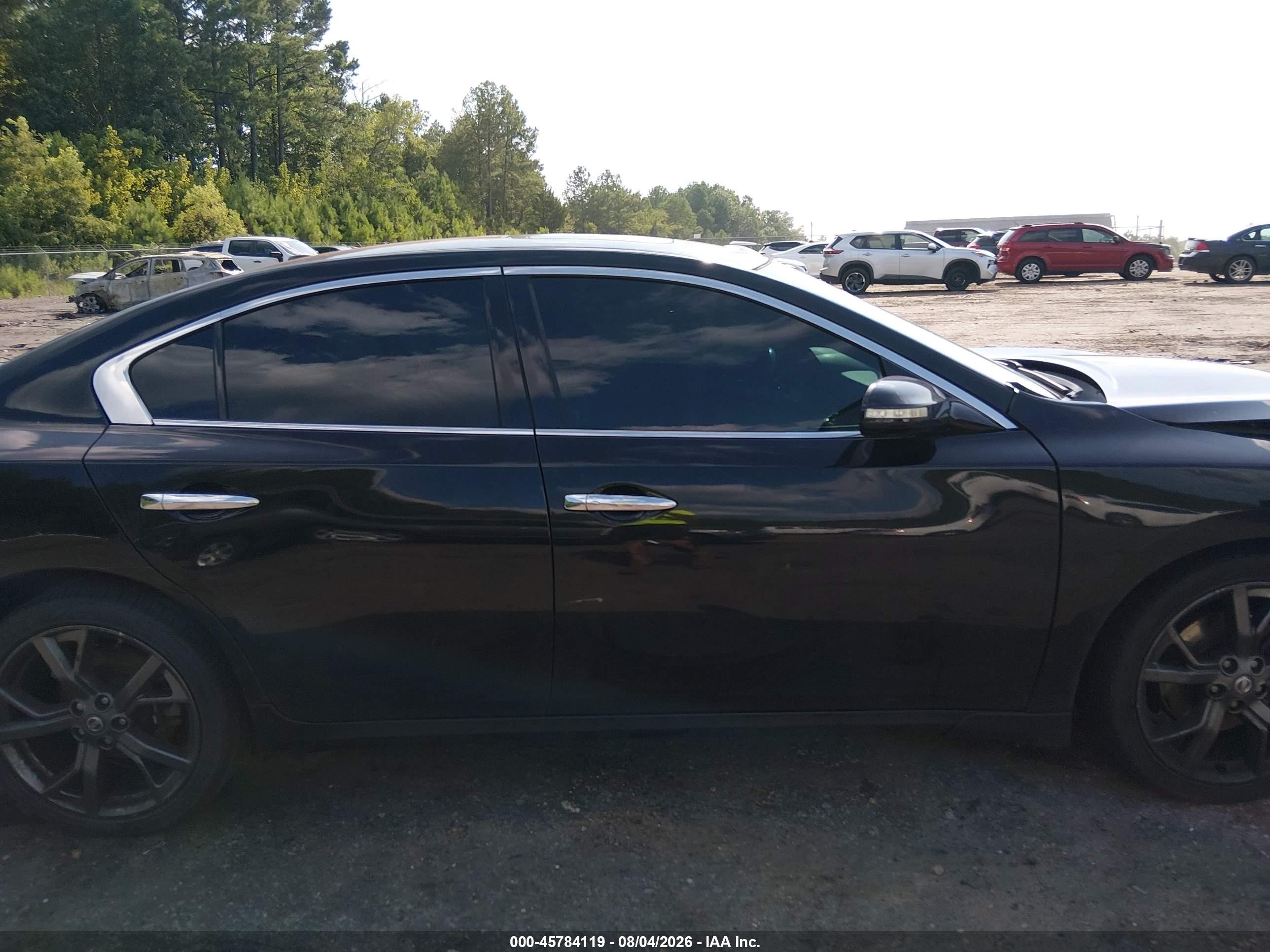 2014 Nissan Maxima 3.5 Sv Black vin: 1N4AA5AP5EC495415
