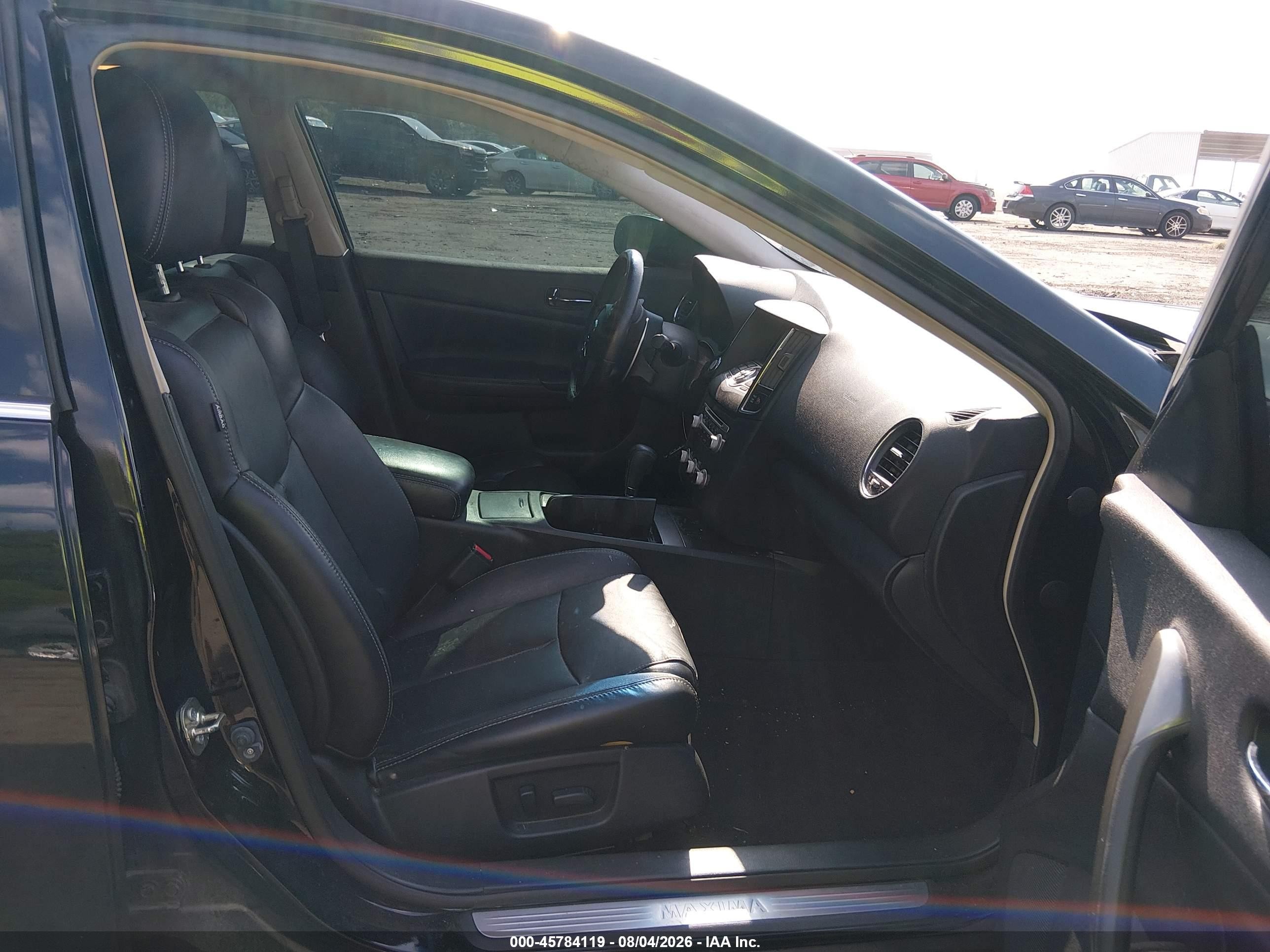 2014 Nissan Maxima 3.5 Sv Black vin: 1N4AA5AP5EC495415