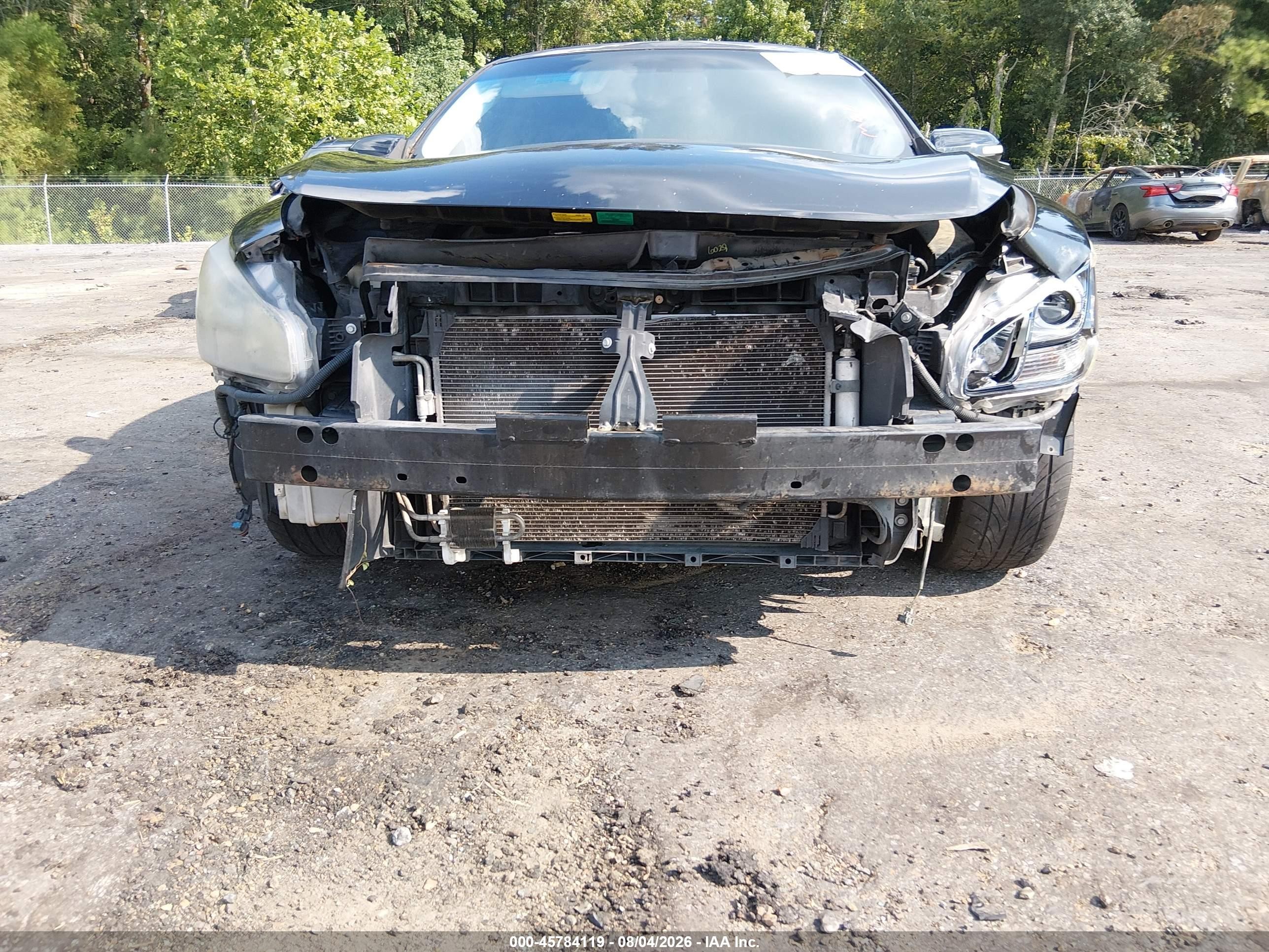 2014 Nissan Maxima 3.5 Sv Black vin: 1N4AA5AP5EC495415