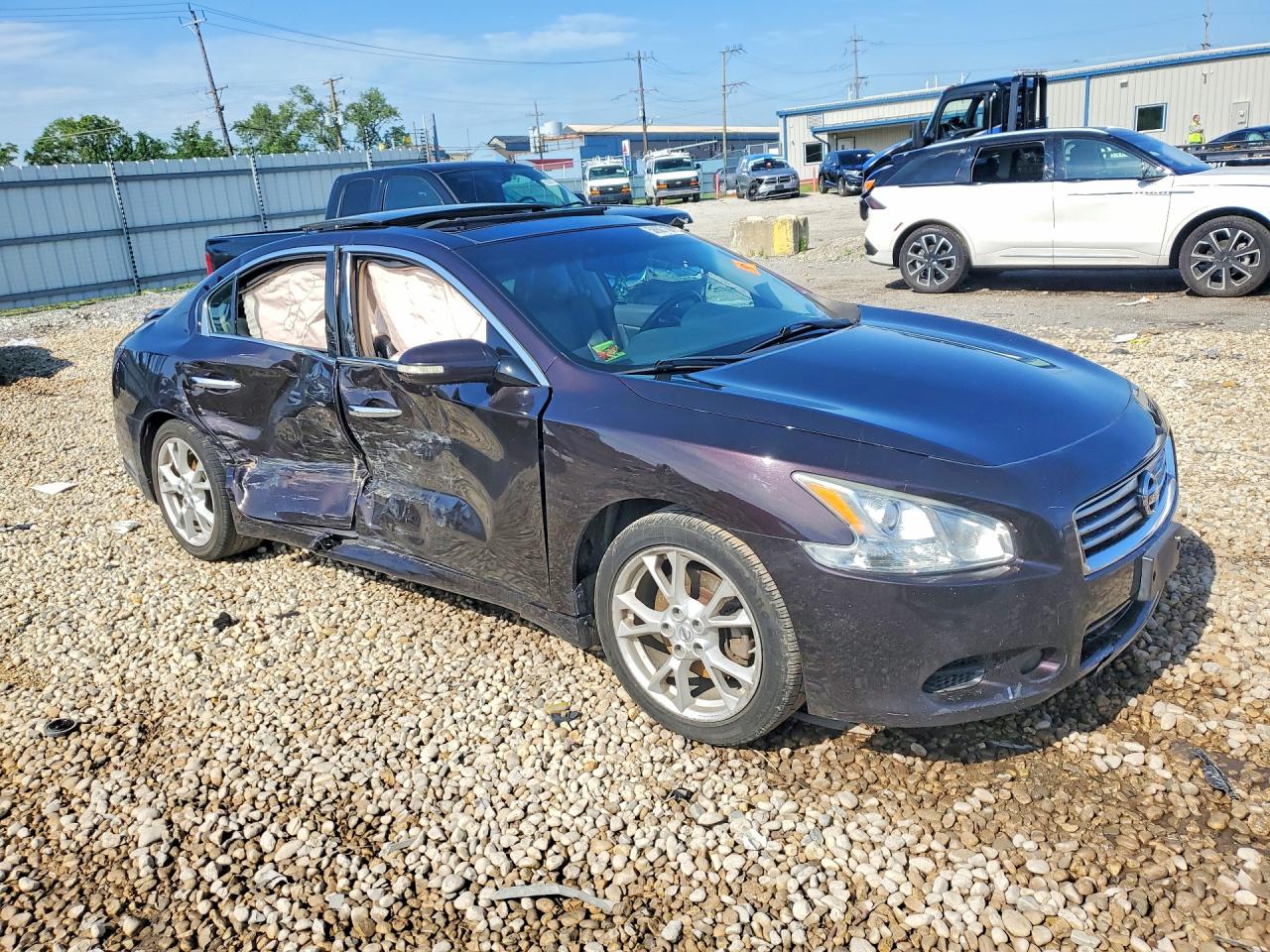 2014 Nissan Maxima 3.5 Sv Purple vin: 1N4AA5AP5EC498962