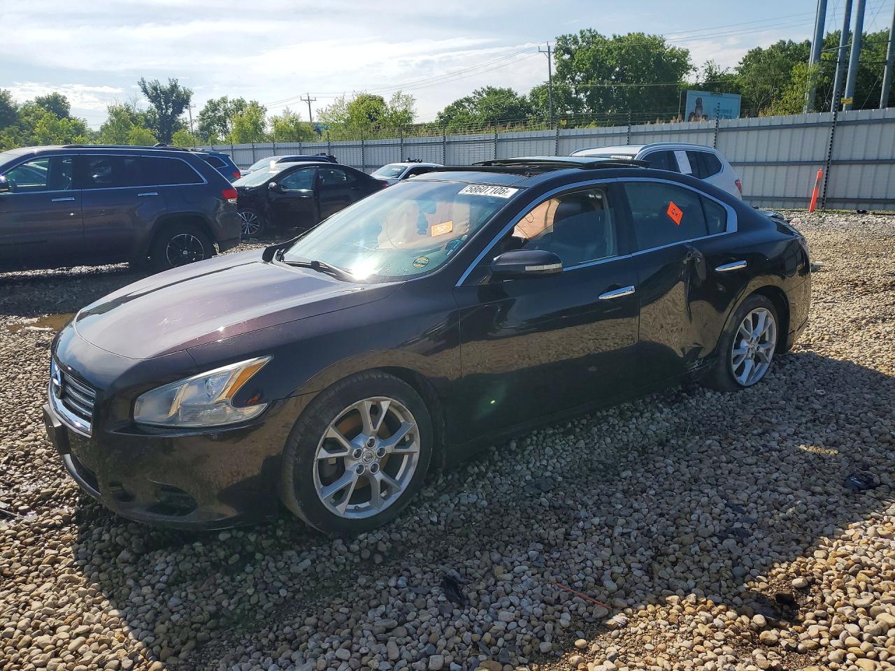 2014 Nissan Maxima 3.5 Sv Purple vin: 1N4AA5AP5EC498962