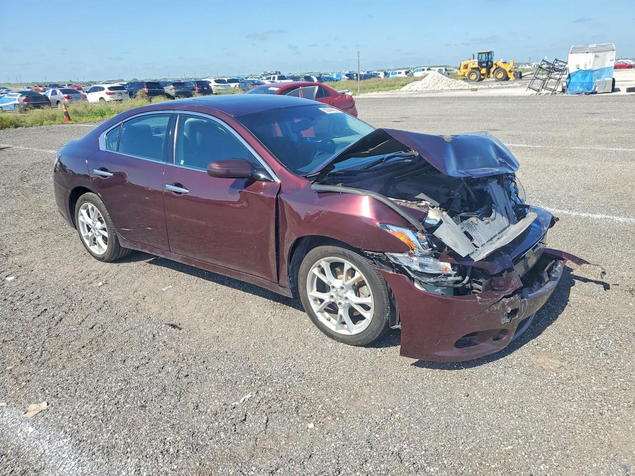 2014 Nissan Maxima 3.5 S Maroon vin: 1N4AA5AP5EC906229