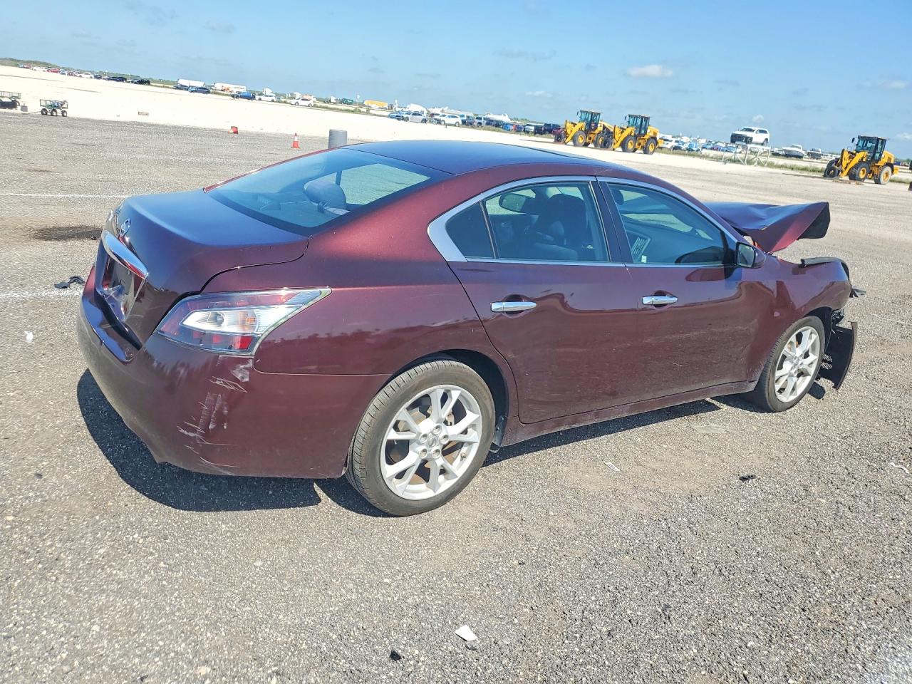 2014 Nissan Maxima 3.5 S Maroon vin: 1N4AA5AP5EC906229