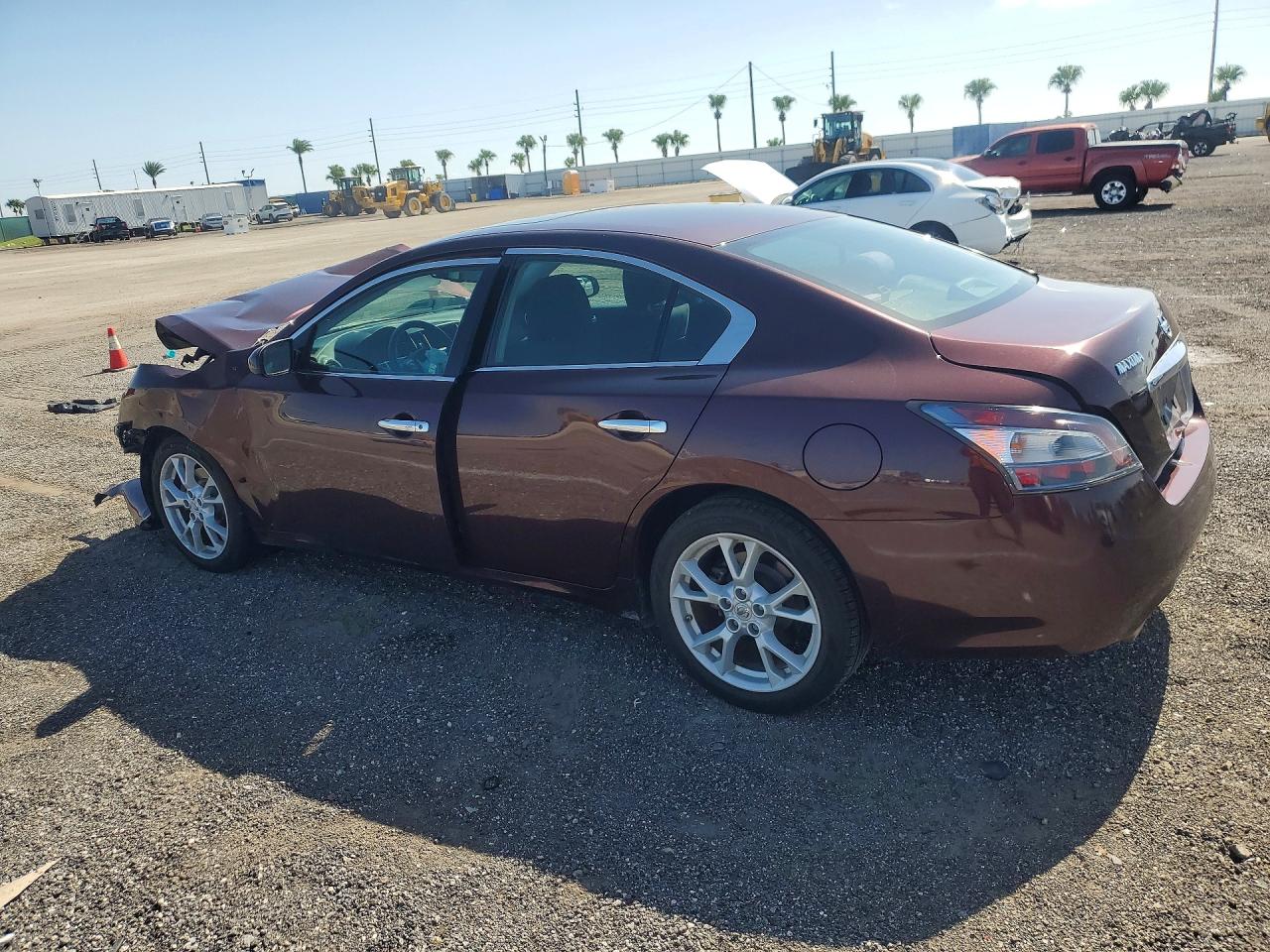 2014 Nissan Maxima 3.5 S Maroon vin: 1N4AA5AP5EC906229