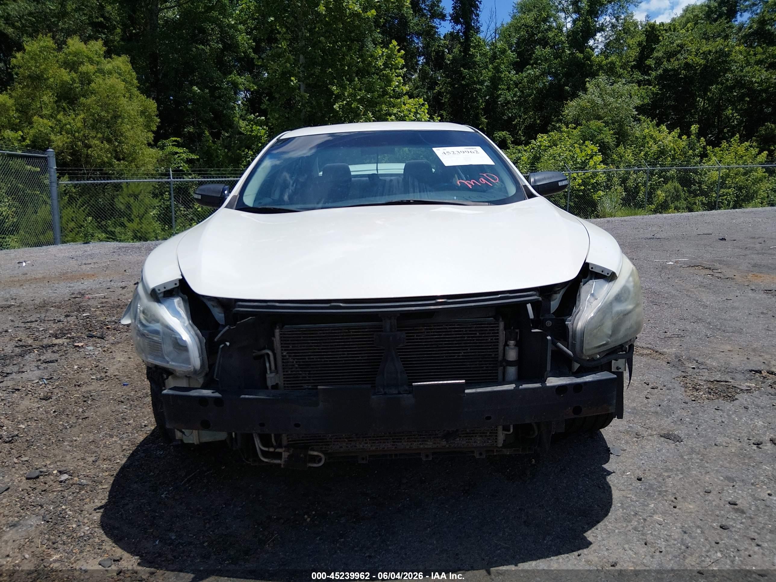 2014 Nissan Maxima 3.5 S Белый vin: 1N4AA5AP5EC909082