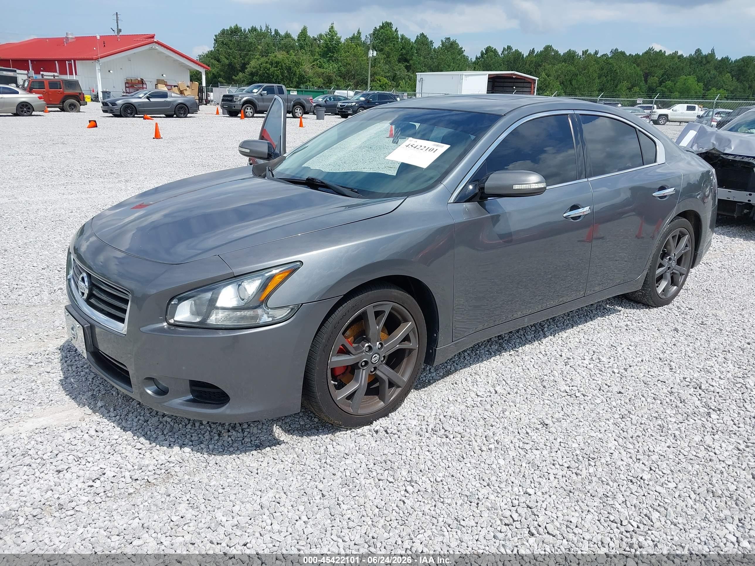 2014 Nissan Maxima 3.5 Sv Gray vin: 1N4AA5AP5EC911740