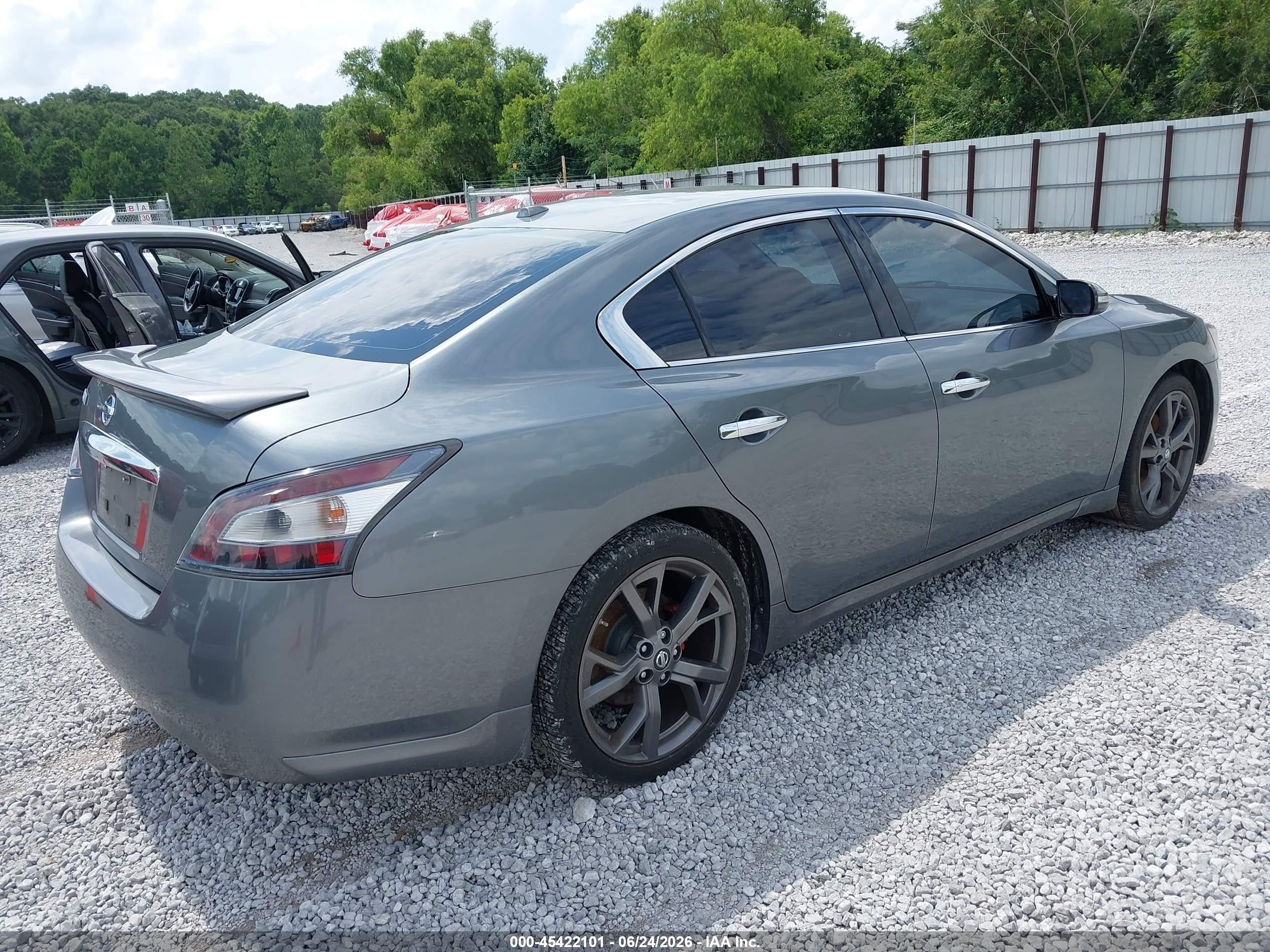 2014 Nissan Maxima 3.5 Sv Gray vin: 1N4AA5AP5EC911740