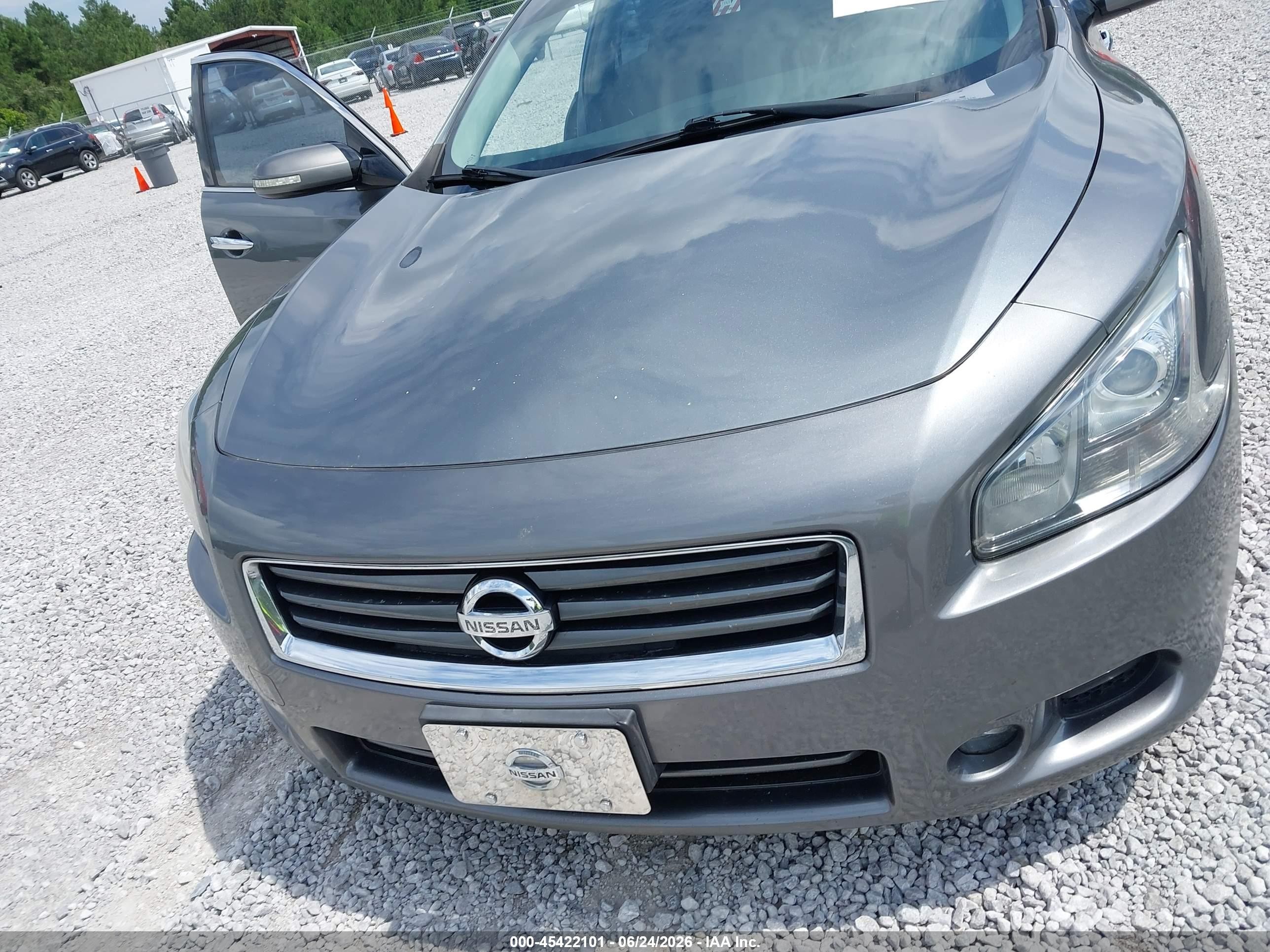 2014 Nissan Maxima 3.5 Sv Gray vin: 1N4AA5AP5EC911740