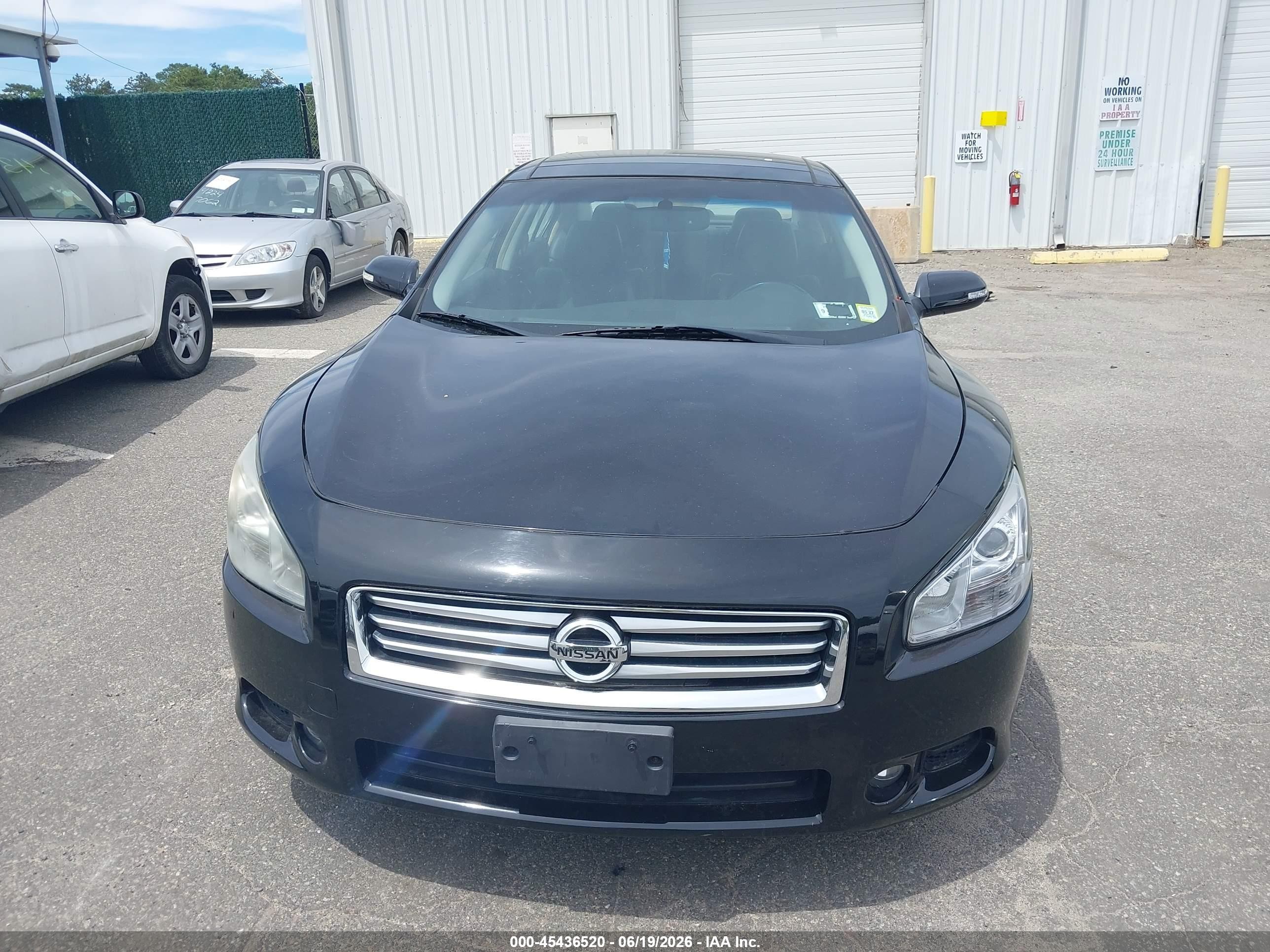 2014 Nissan Maxima 3.5 Sv Black vin: 1N4AA5AP5EC915349
