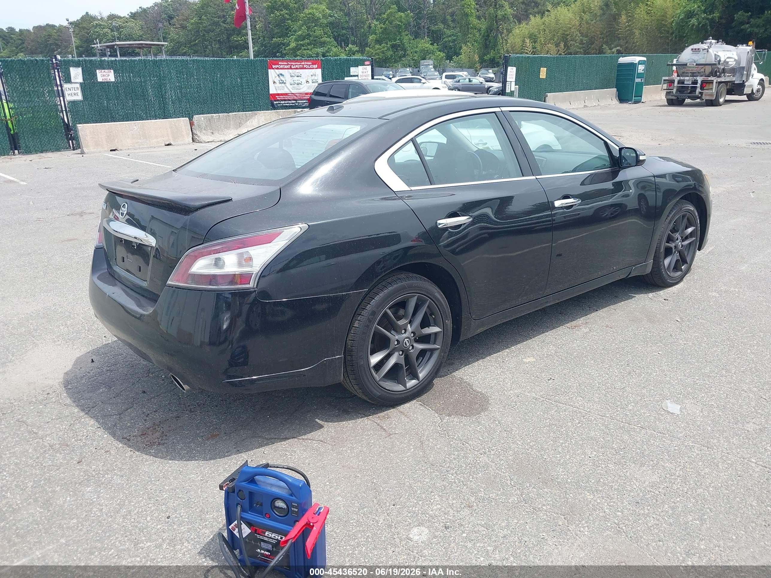 2014 Nissan Maxima 3.5 Sv Black vin: 1N4AA5AP5EC915349