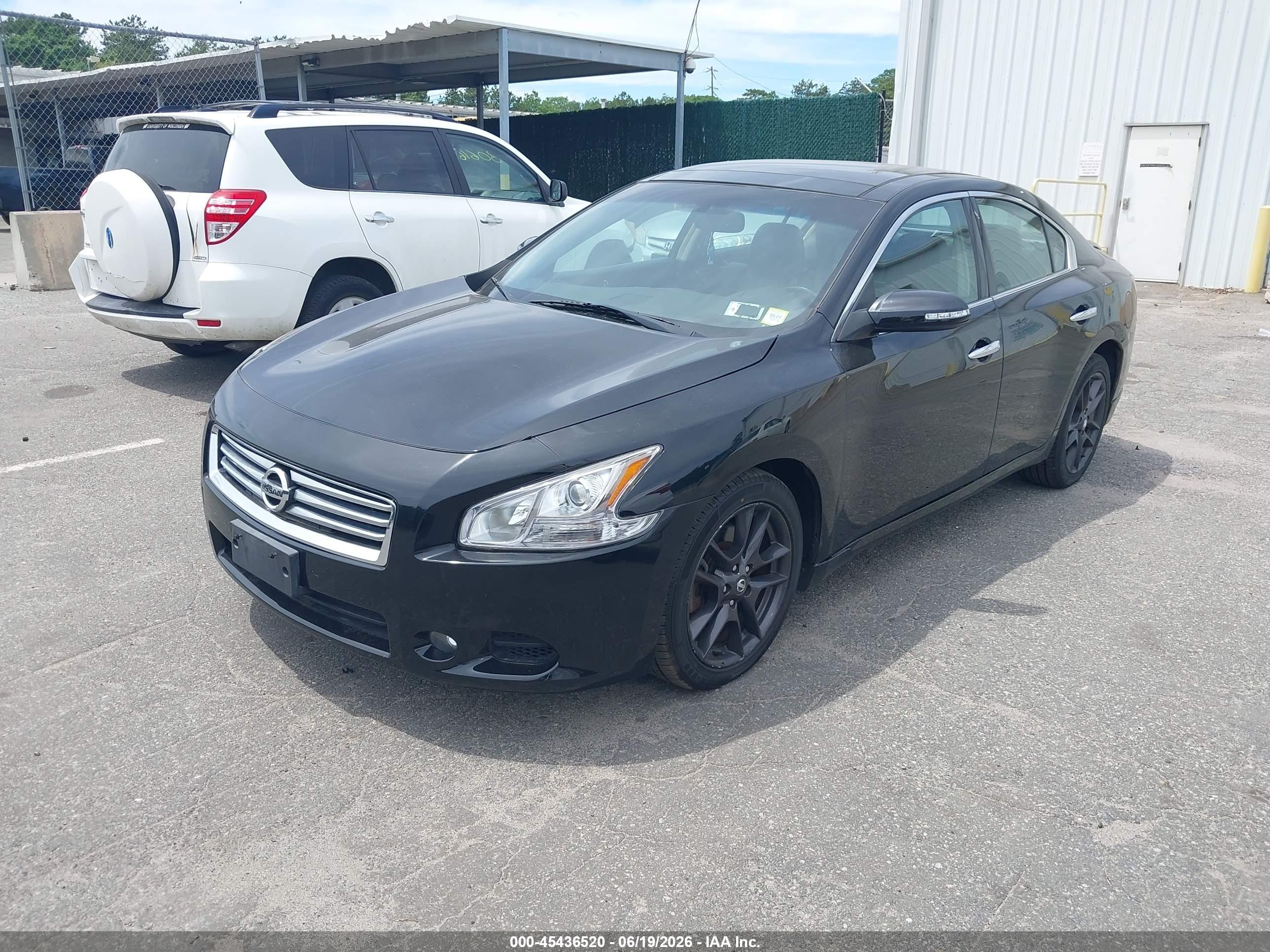2014 Nissan Maxima 3.5 Sv Black vin: 1N4AA5AP5EC915349