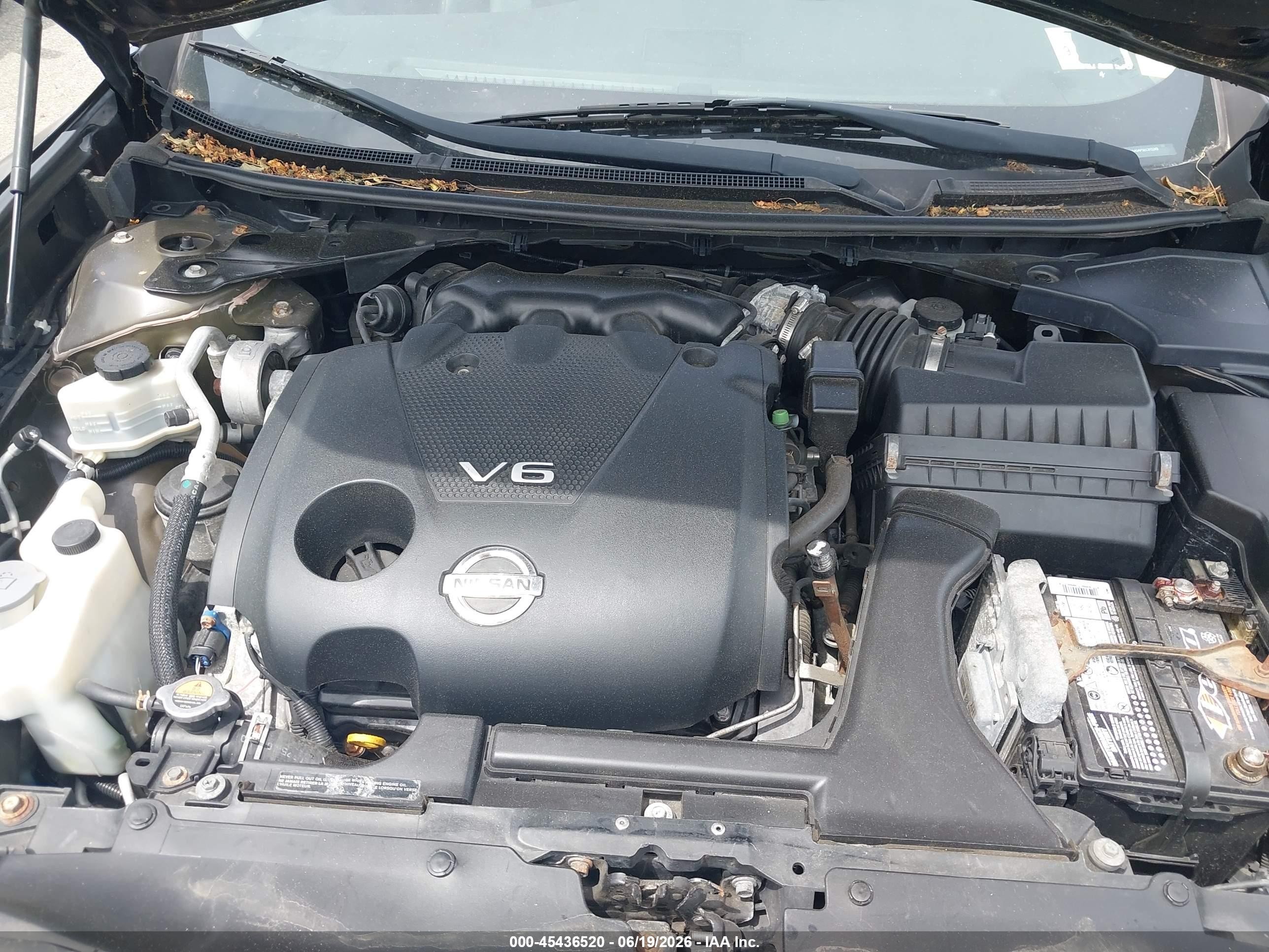 2014 Nissan Maxima 3.5 Sv Black vin: 1N4AA5AP5EC915349