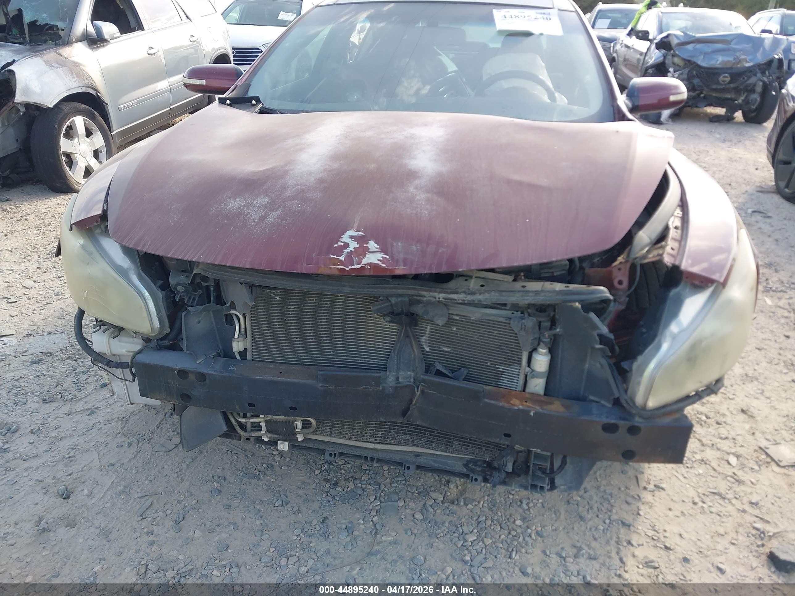 2010 Nissan Maxima 3.5 Sv Maroon vin: 1N4AA5AP6AC804545
