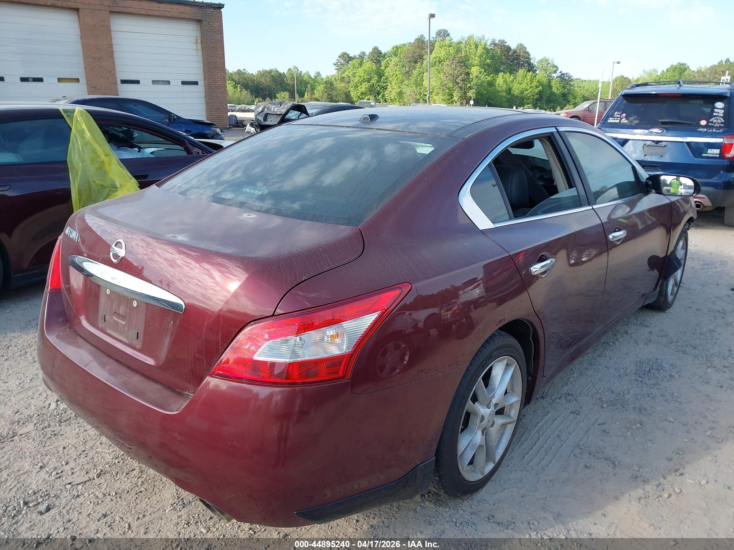 2010 Nissan Maxima 3.5 Sv Maroon vin: 1N4AA5AP6AC804545