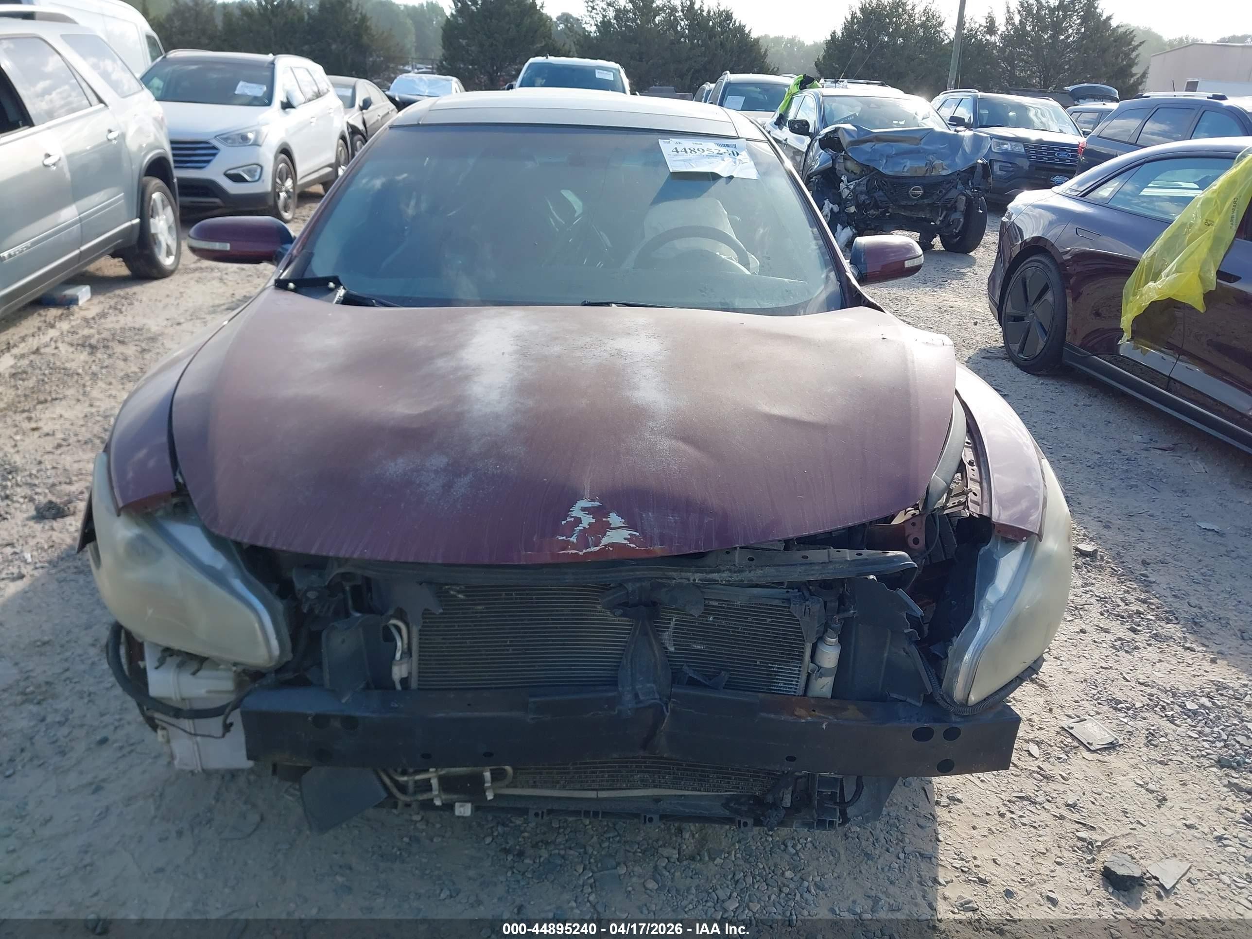 2010 Nissan Maxima 3.5 Sv Maroon vin: 1N4AA5AP6AC804545