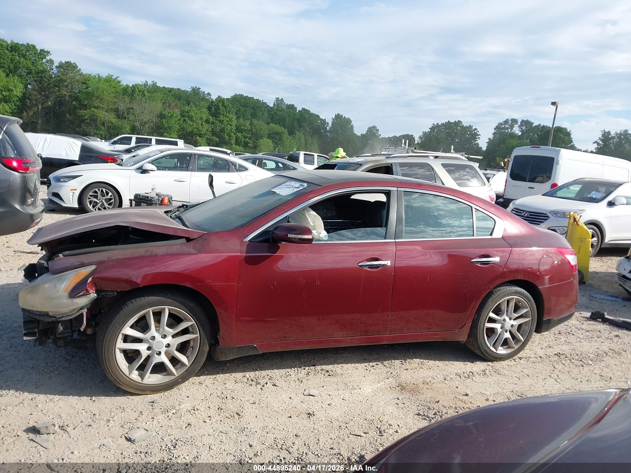2010 Nissan Maxima 3.5 Sv Maroon vin: 1N4AA5AP6AC804545