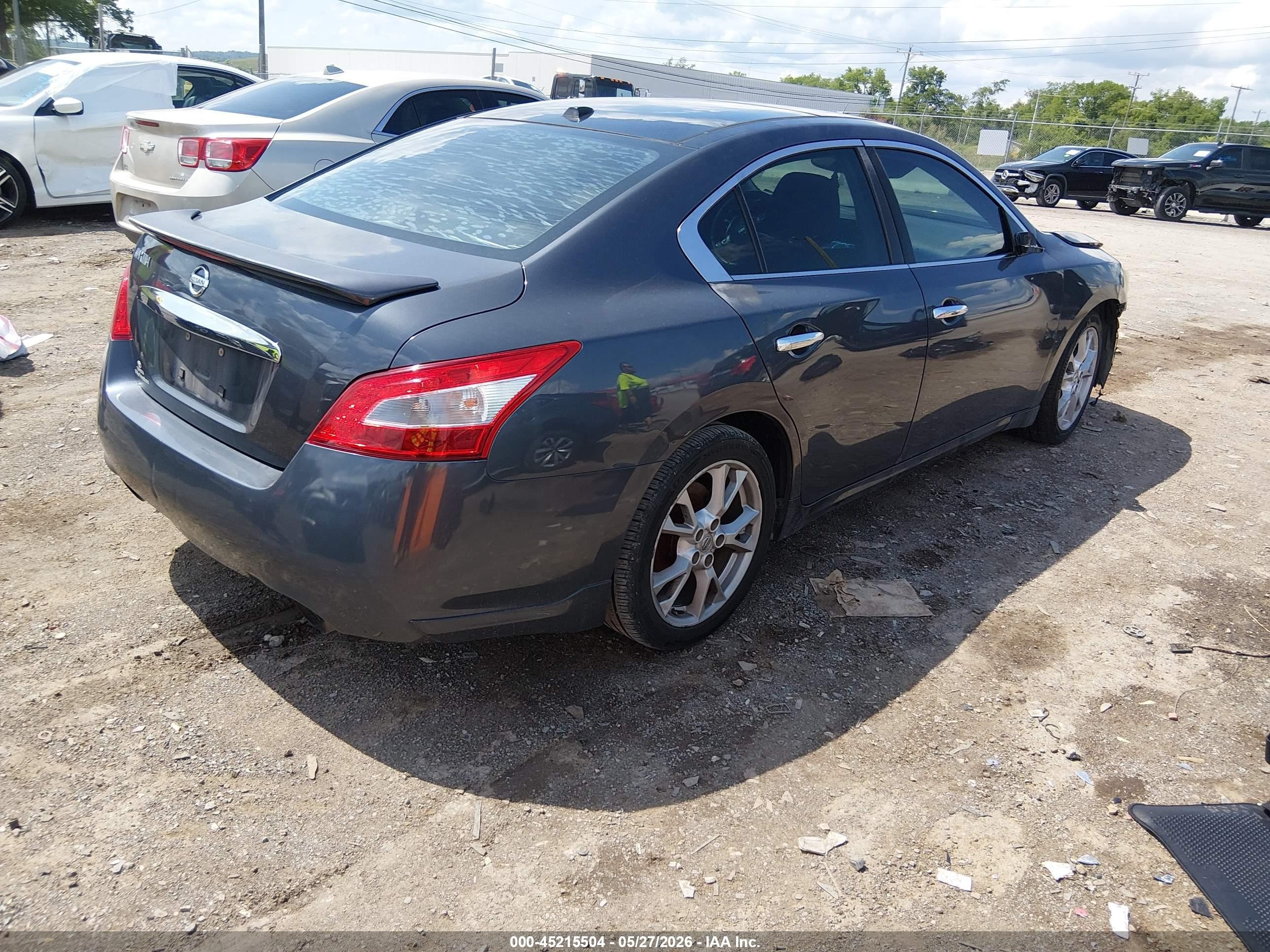 2010 Nissan Maxima 3.5 Sv Light Blue vin: 1N4AA5AP6AC804903