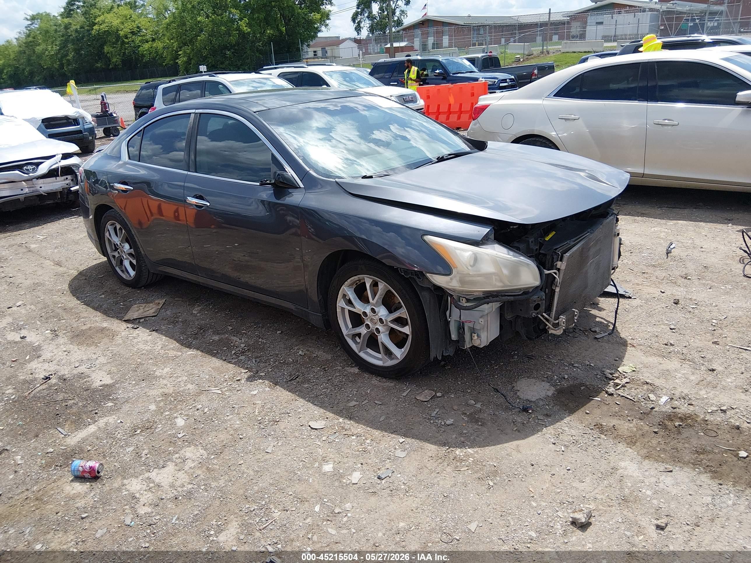 2010 Nissan Maxima 3.5 Sv Light Blue vin: 1N4AA5AP6AC804903