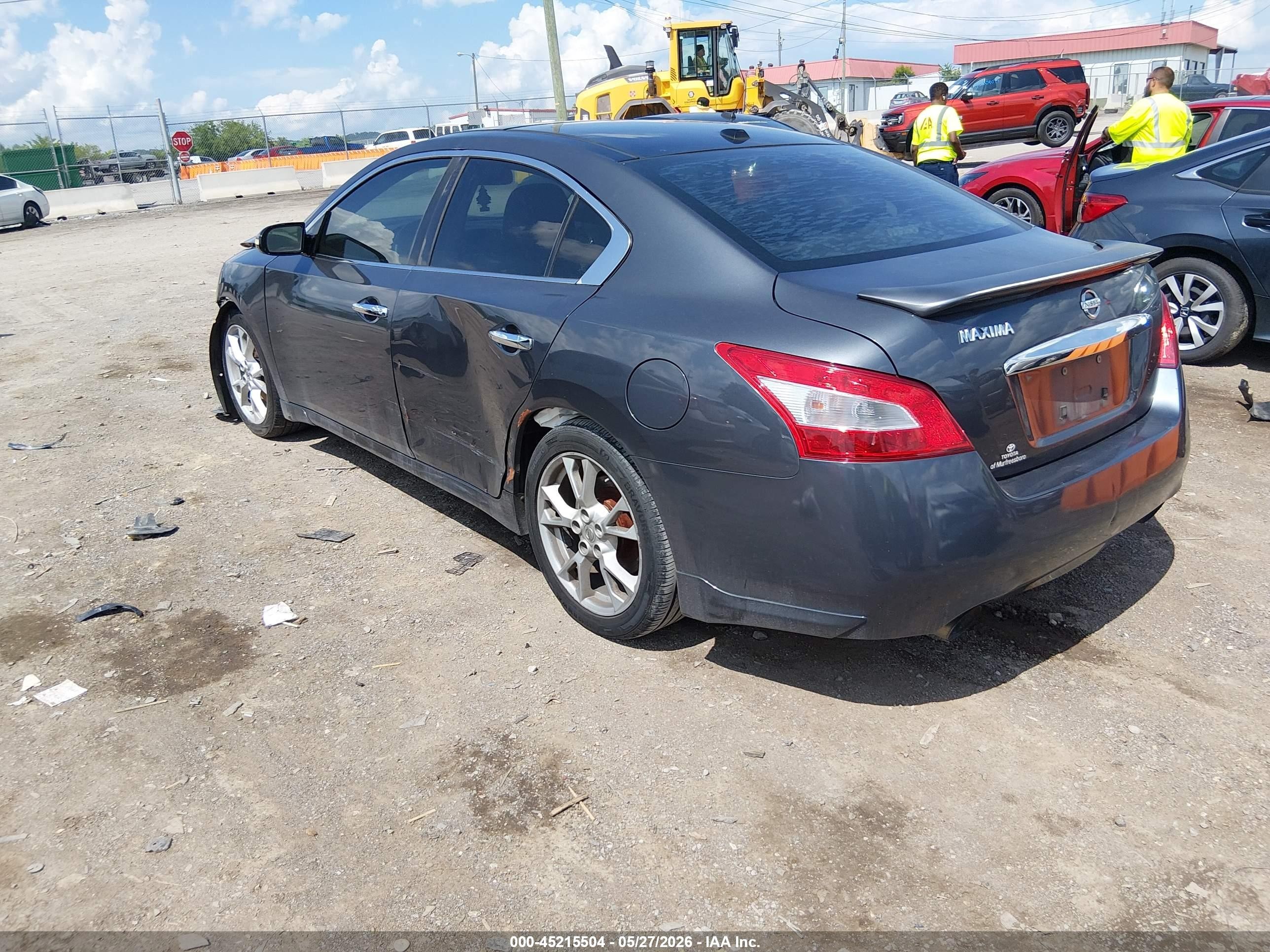 2010 Nissan Maxima 3.5 Sv Light Blue vin: 1N4AA5AP6AC804903