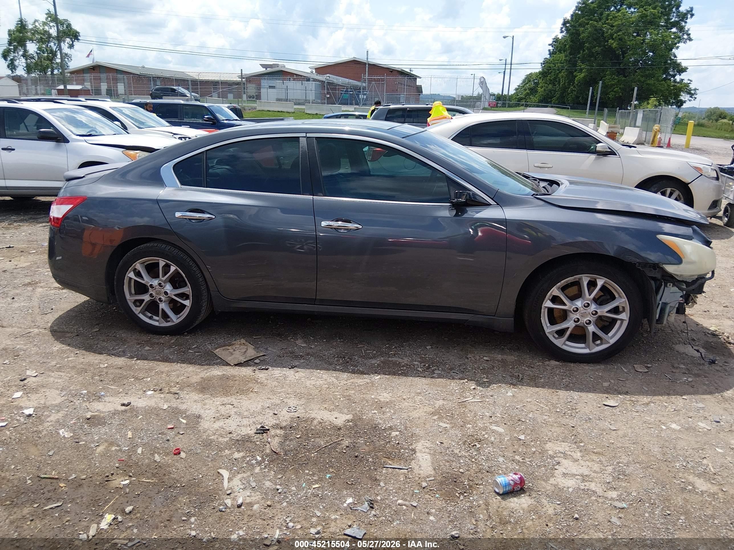 2010 Nissan Maxima 3.5 Sv Light Blue vin: 1N4AA5AP6AC804903
