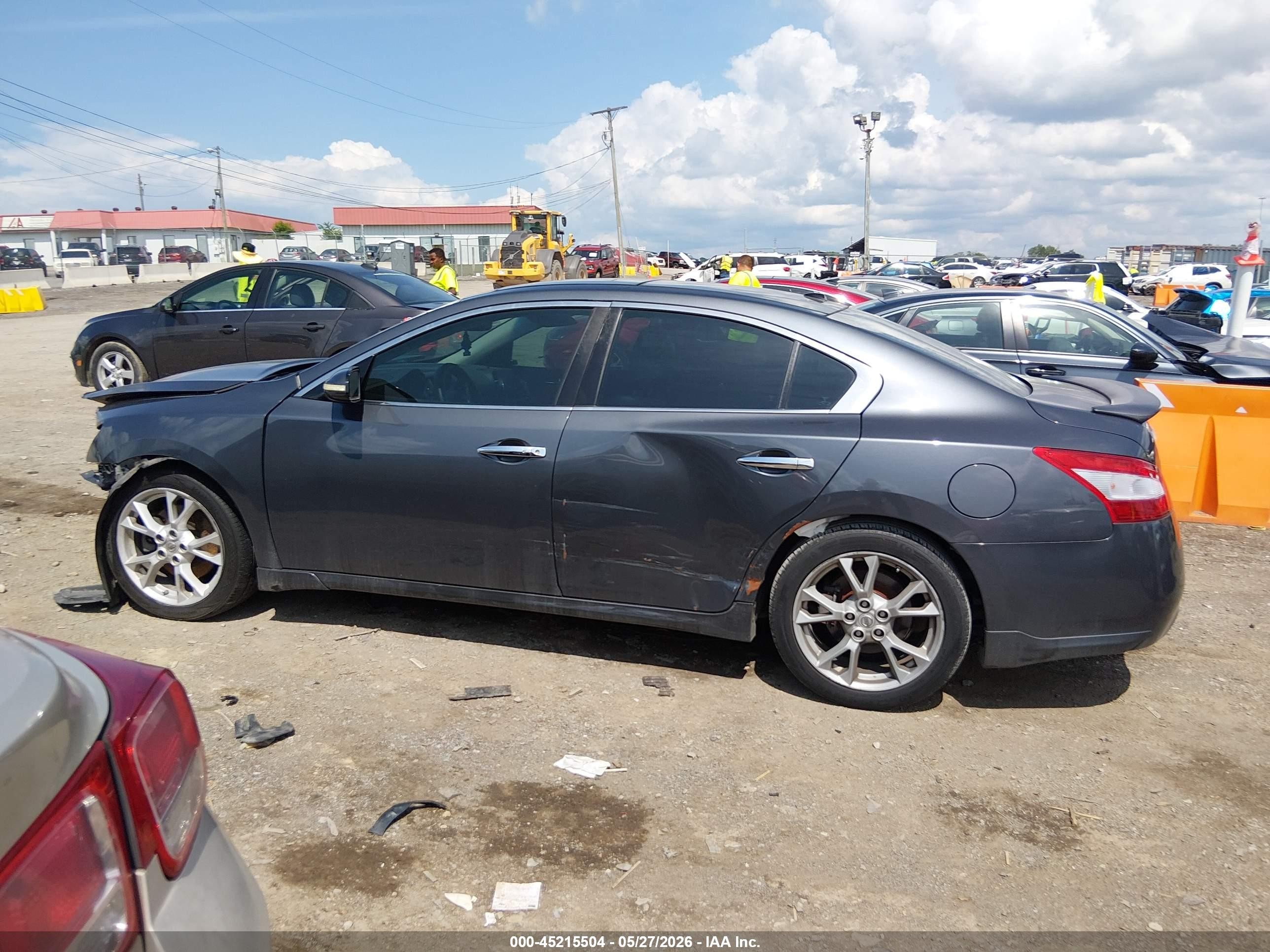 2010 Nissan Maxima 3.5 Sv Light Blue vin: 1N4AA5AP6AC804903