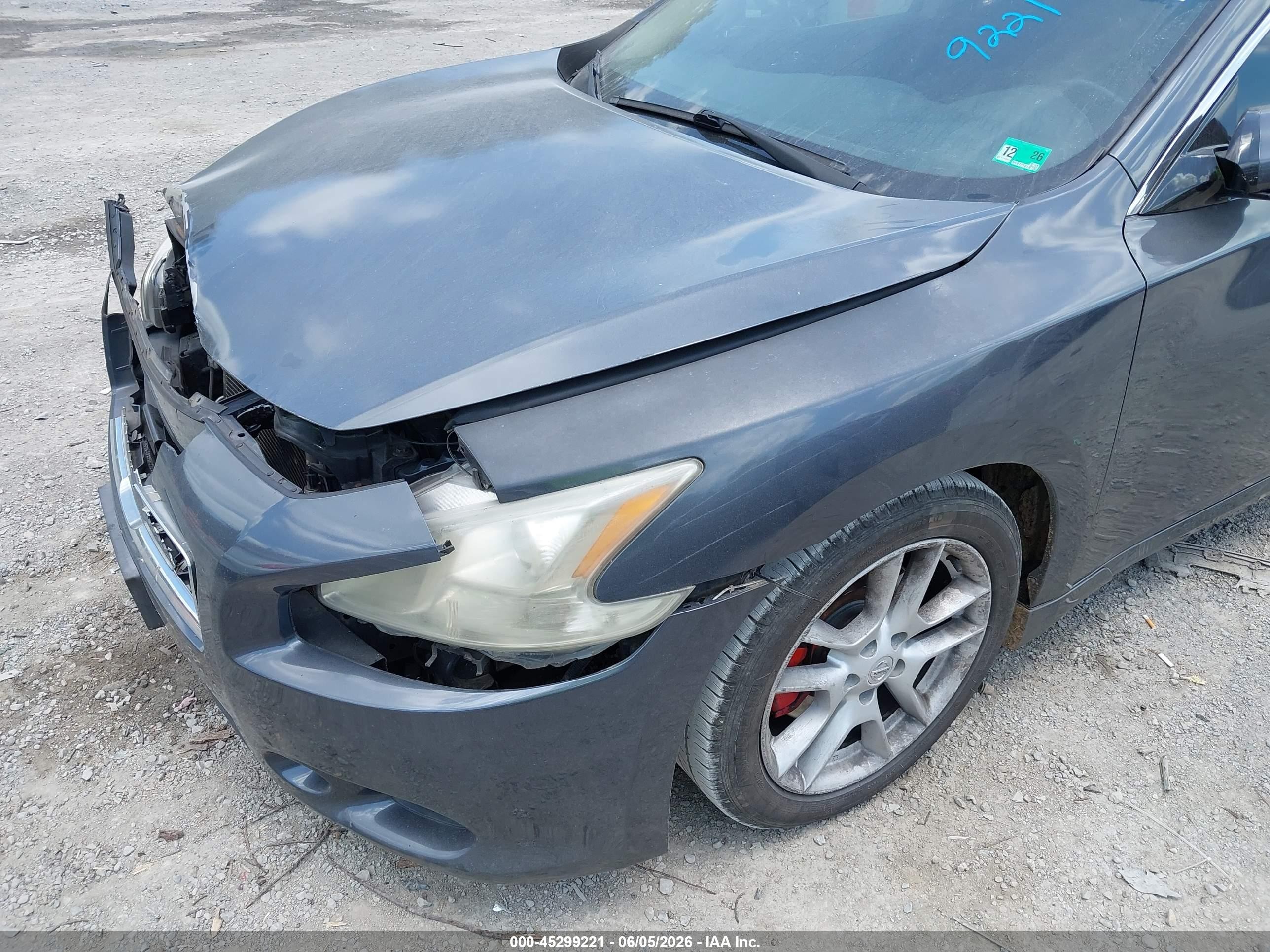 2010 Nissan Maxima 3.5 S Gray vin: 1N4AA5AP6AC809664