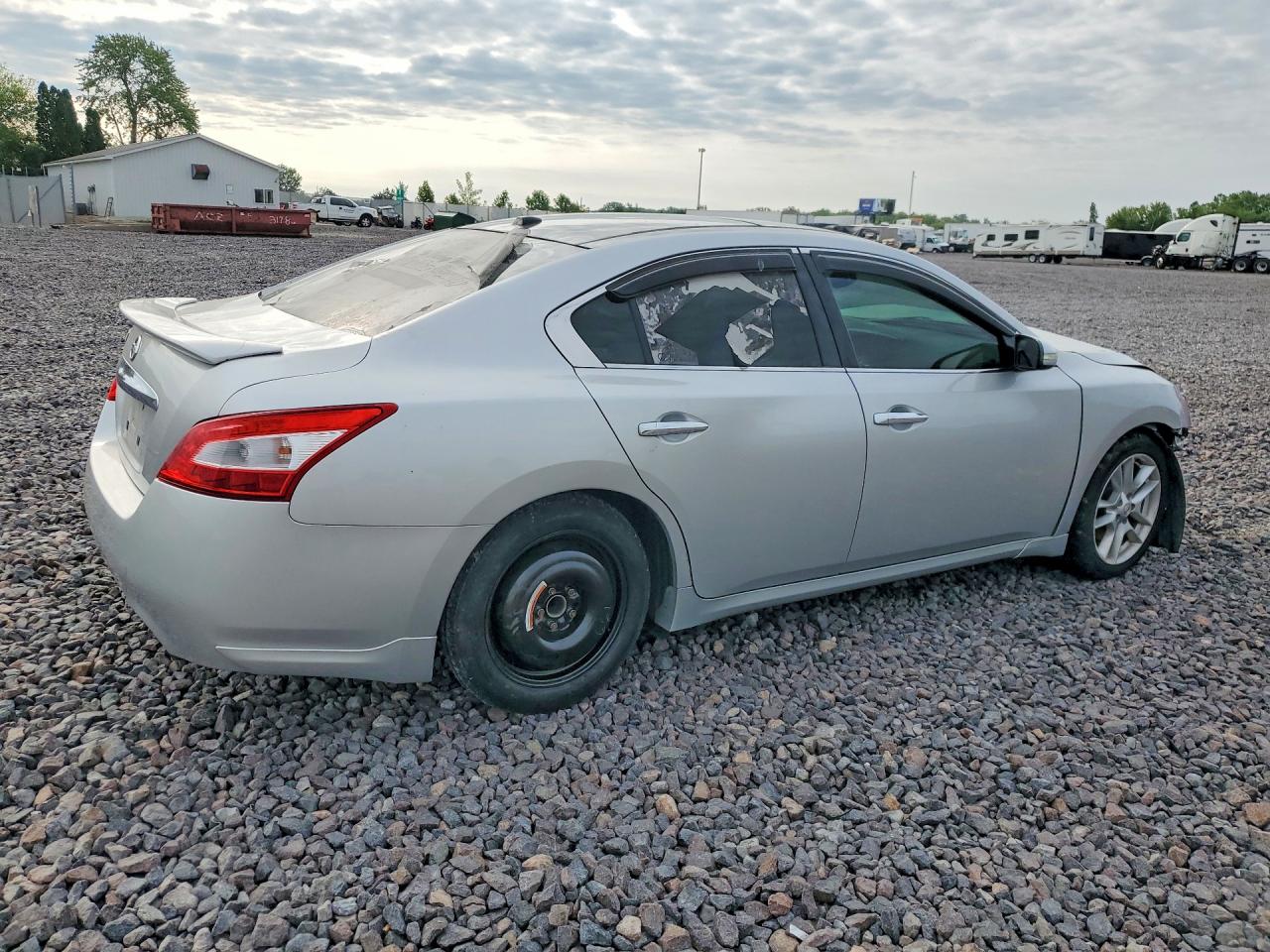 2010 Nissan Maxima 3.5 S Silver vin: 1N4AA5AP6AC821801