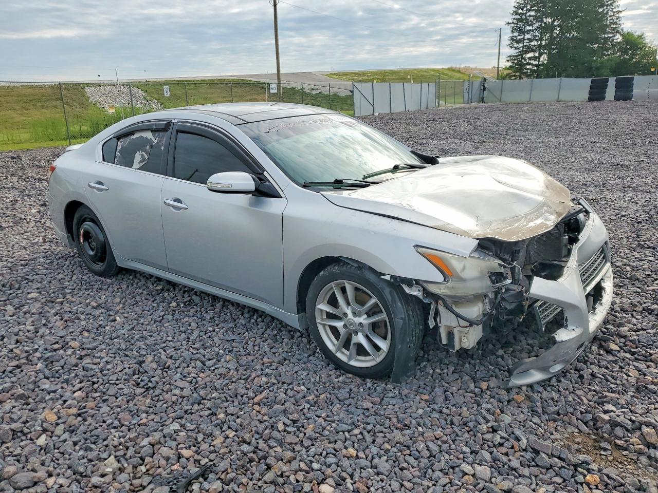 2010 Nissan Maxima 3.5 S Silver vin: 1N4AA5AP6AC821801