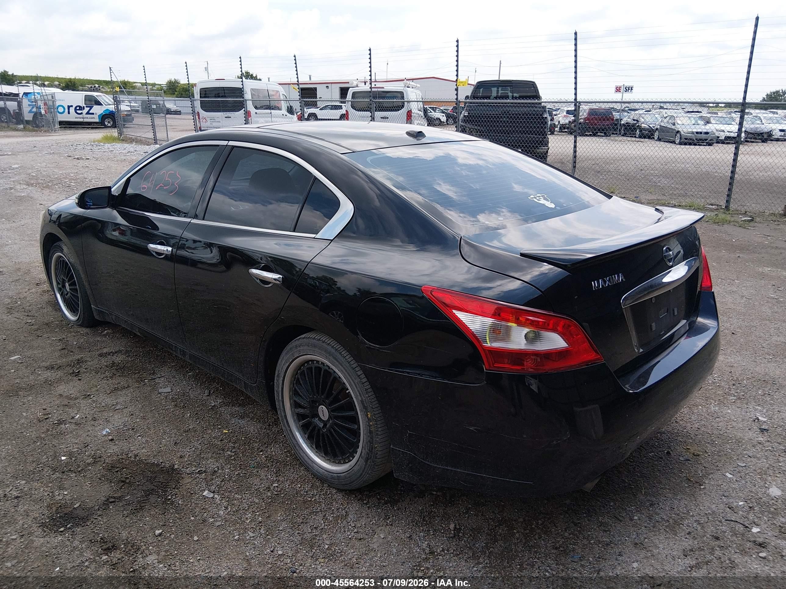 2010 Nissan Maxima 3.5 Sv Black vin: 1N4AA5AP6AC824228