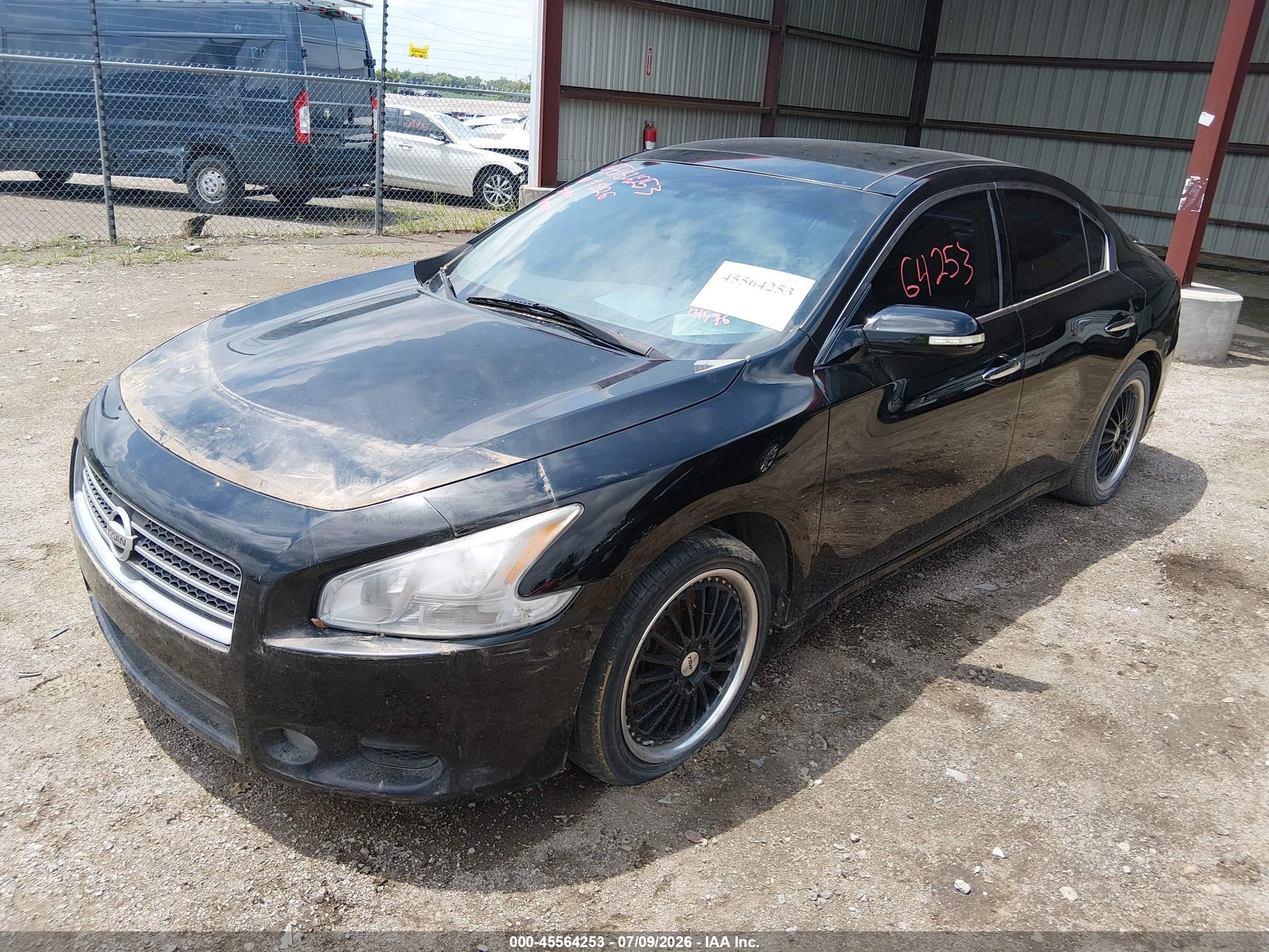 2010 Nissan Maxima 3.5 Sv Black vin: 1N4AA5AP6AC824228