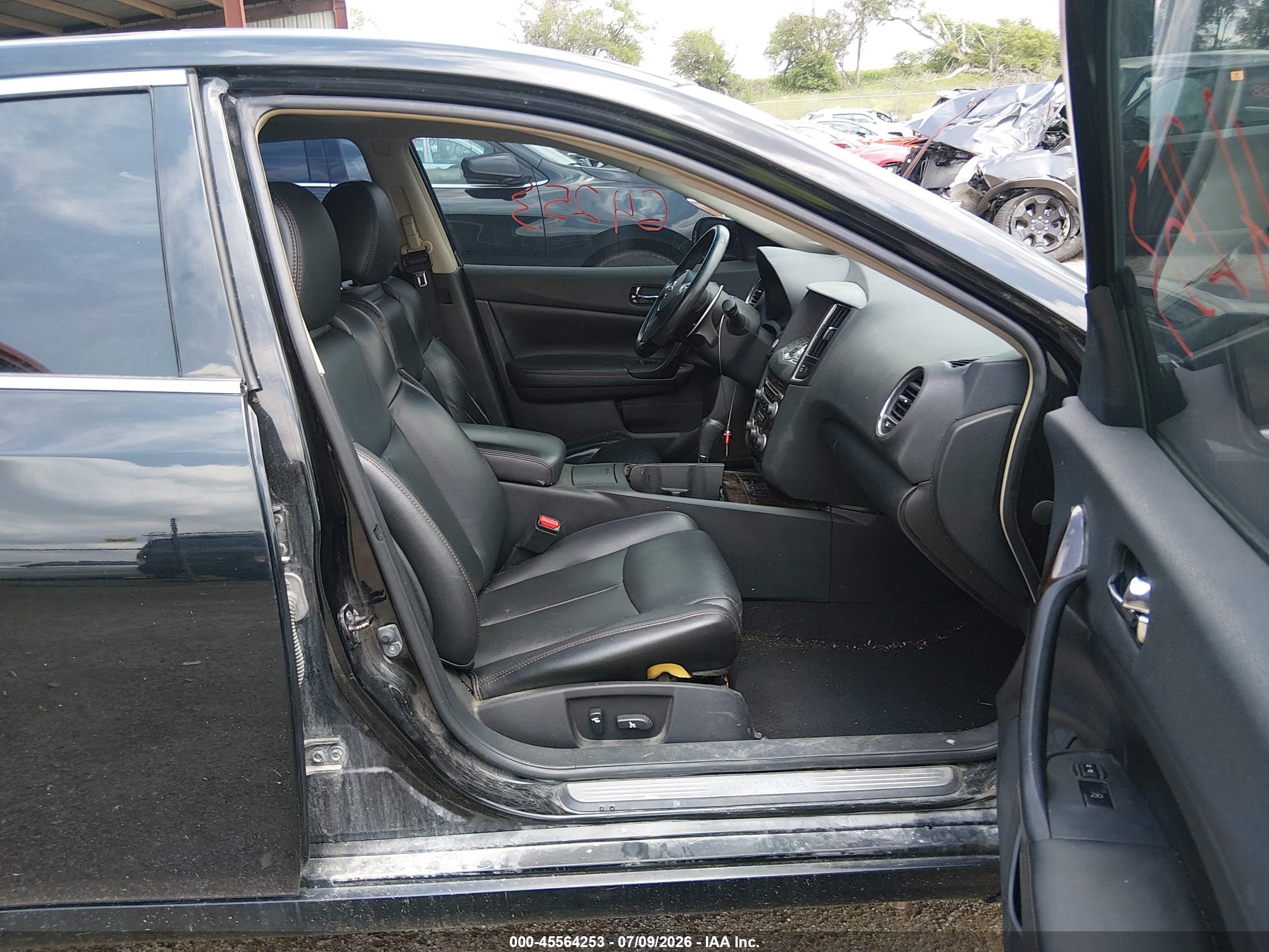 2010 Nissan Maxima 3.5 Sv Black vin: 1N4AA5AP6AC824228