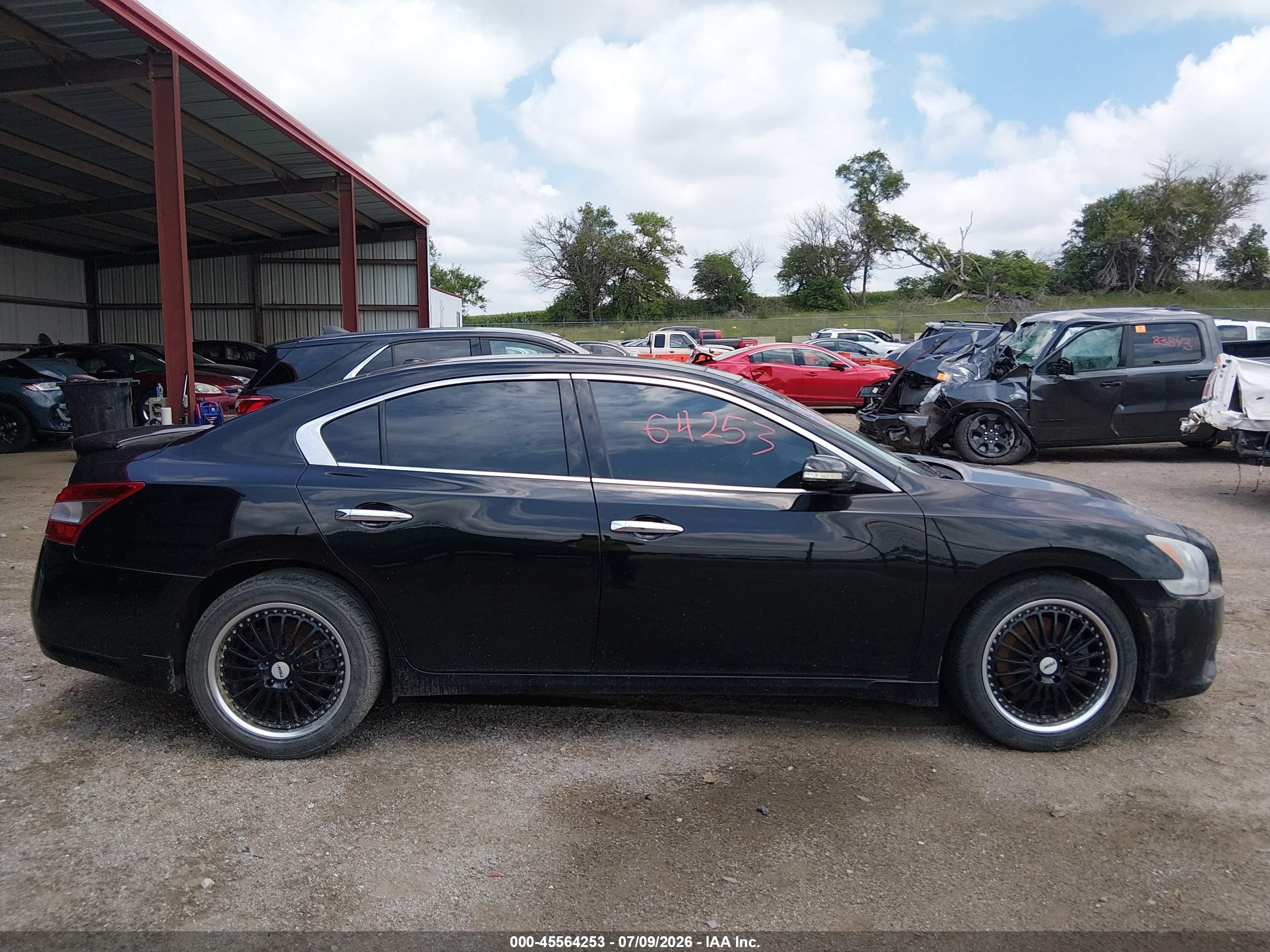 2010 Nissan Maxima 3.5 Sv Black vin: 1N4AA5AP6AC824228