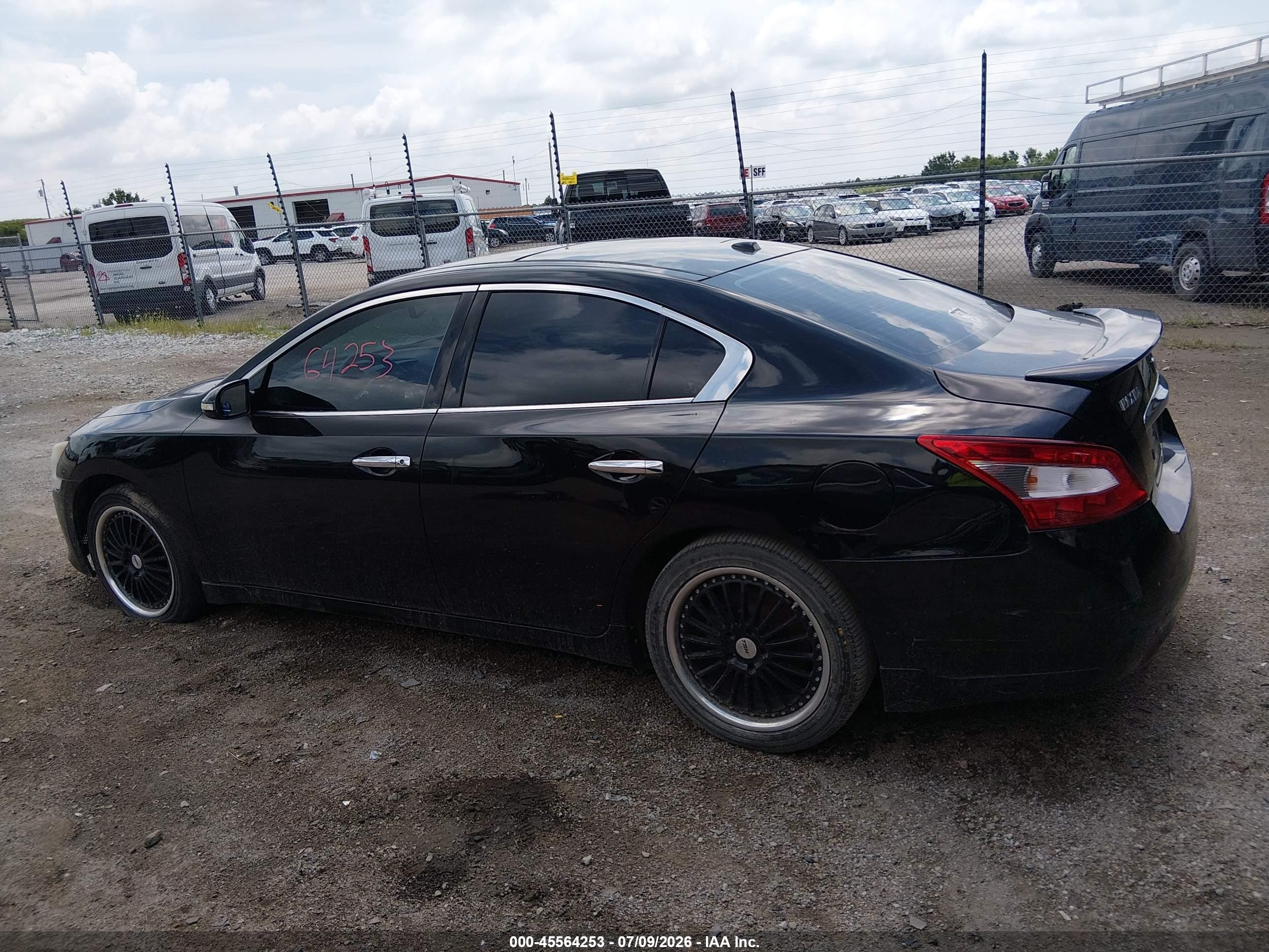 2010 Nissan Maxima 3.5 Sv Black vin: 1N4AA5AP6AC824228