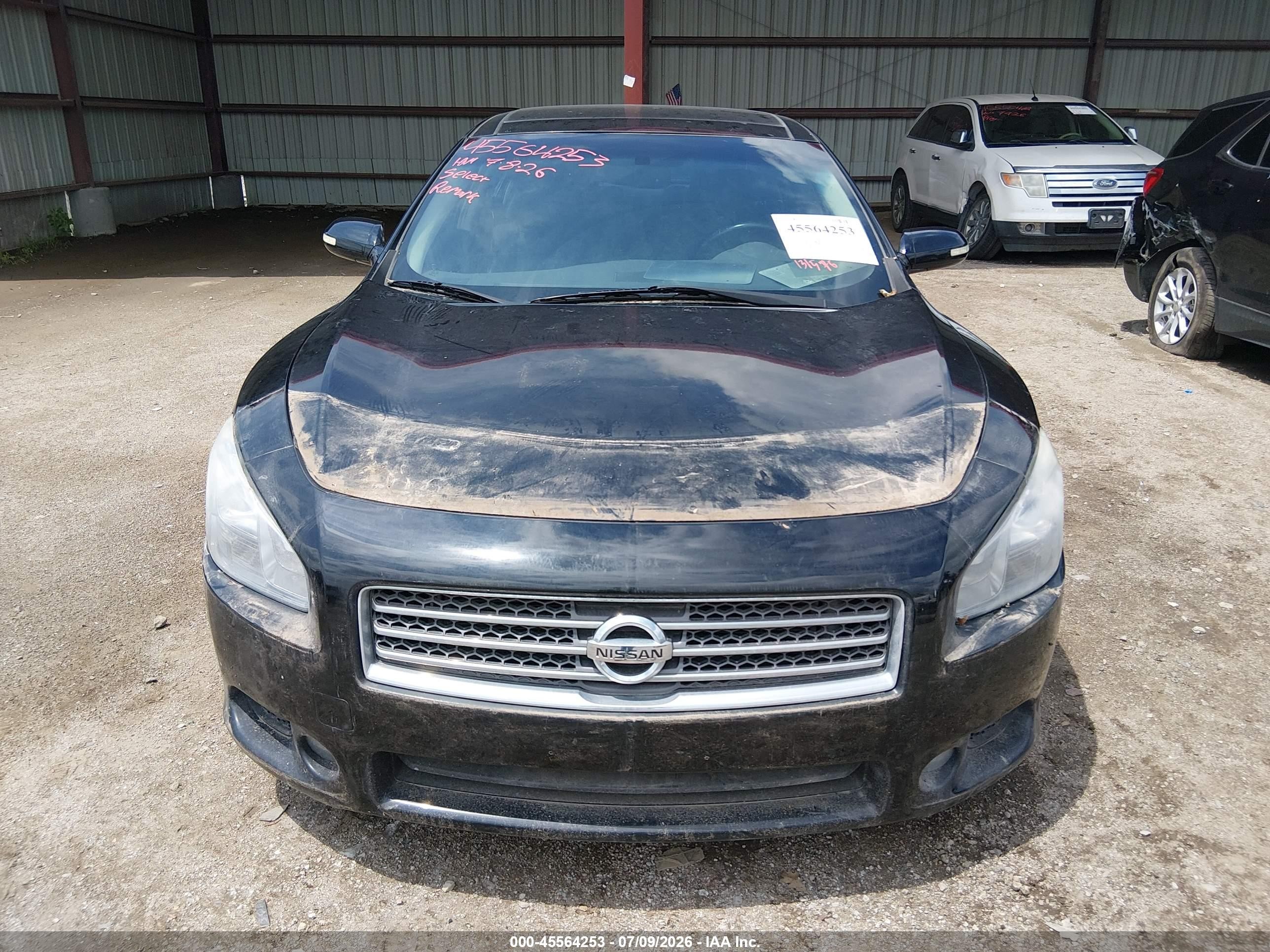 2010 Nissan Maxima 3.5 Sv Black vin: 1N4AA5AP6AC824228