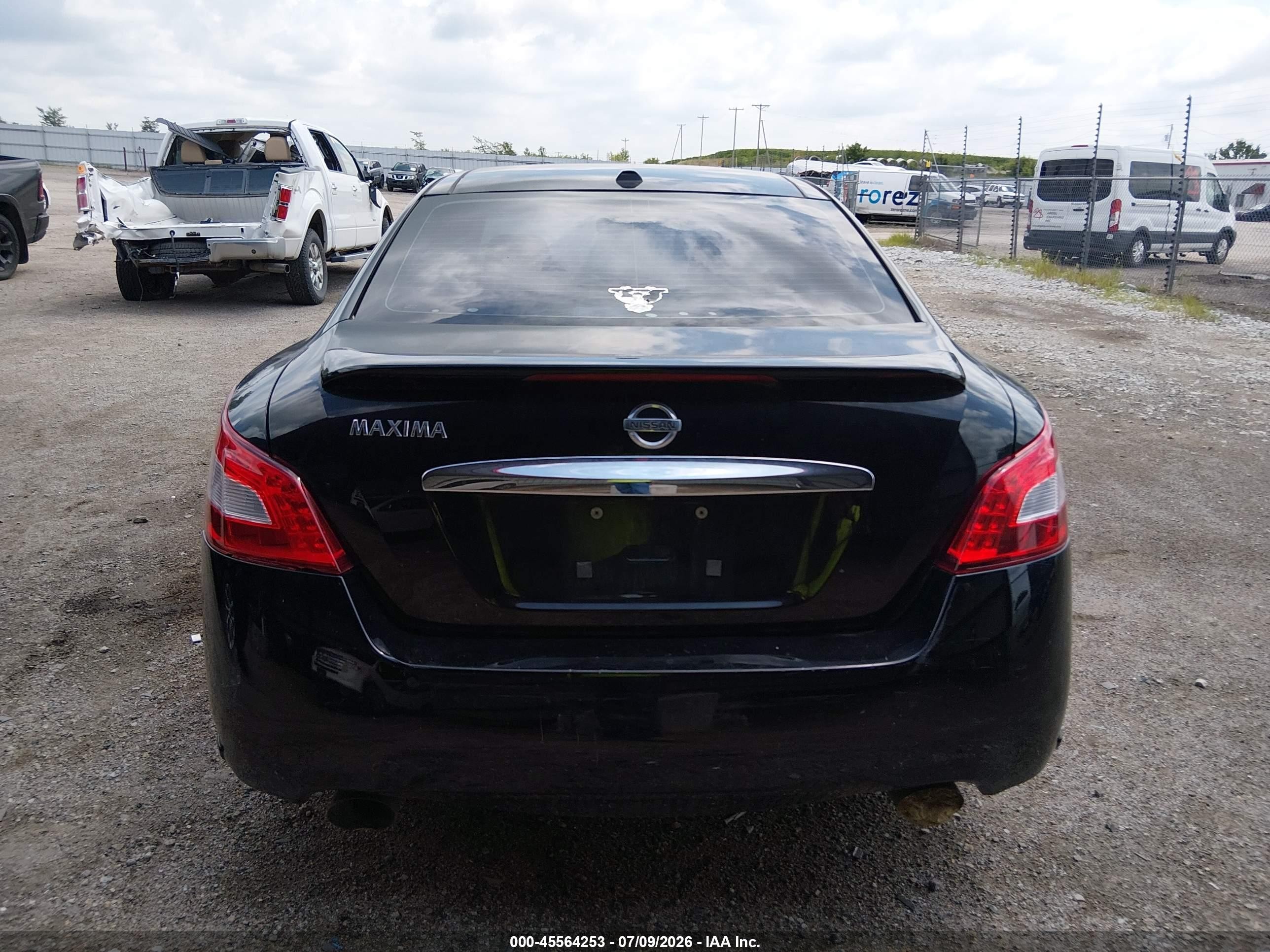 2010 Nissan Maxima 3.5 Sv Black vin: 1N4AA5AP6AC824228