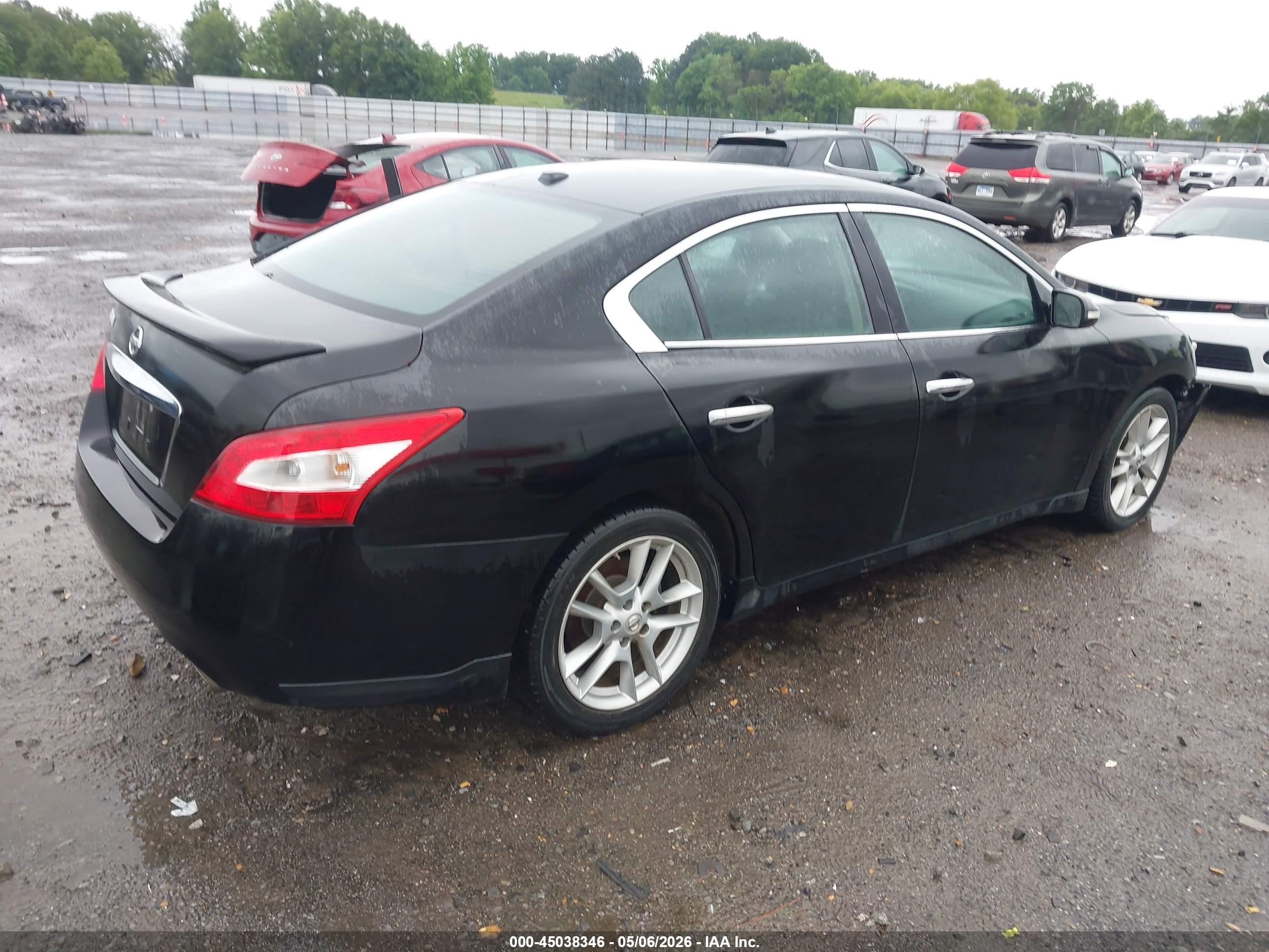 2010 Nissan Maxima 3.5 Sv Black vin: 1N4AA5AP6AC832233
