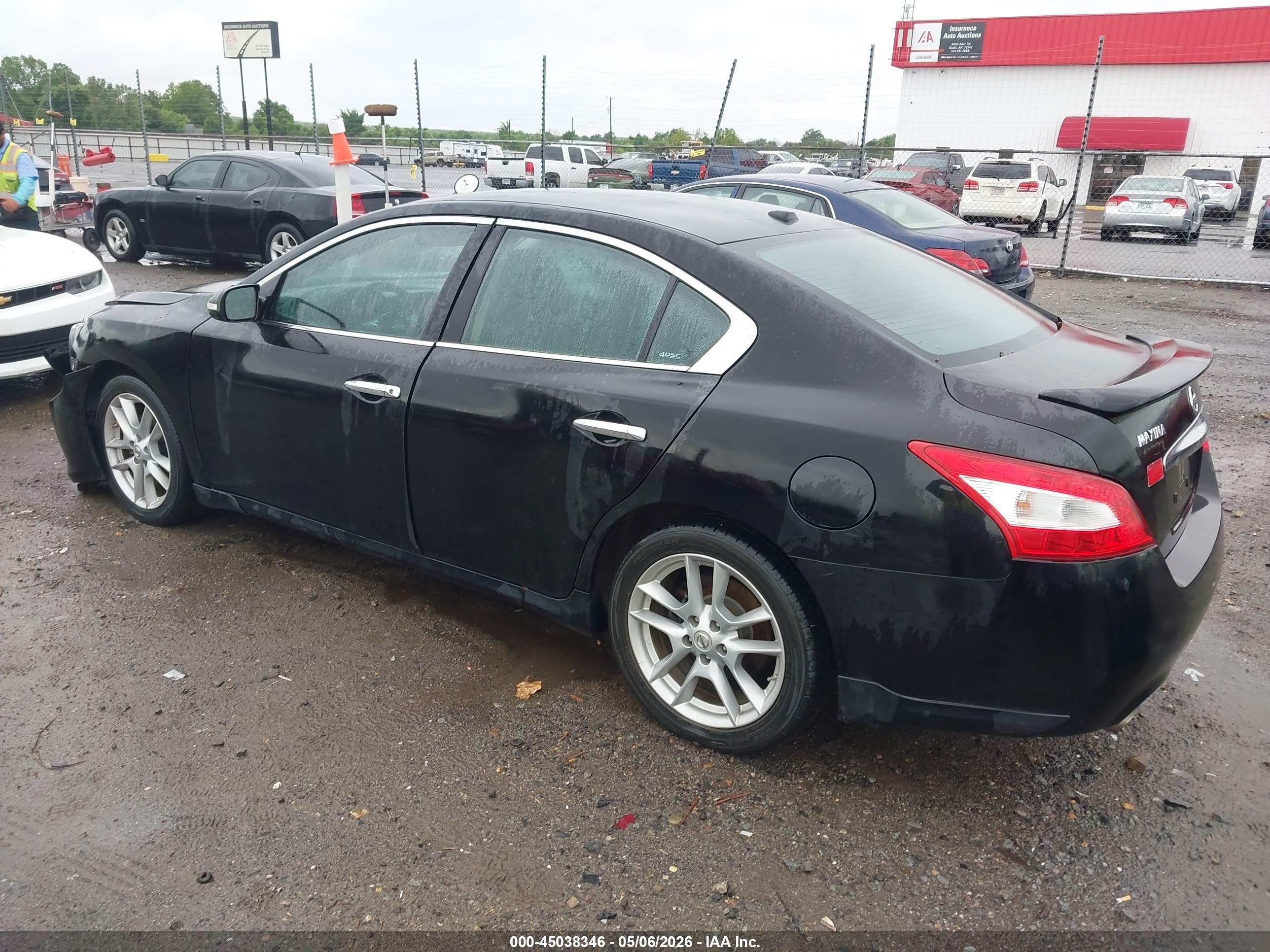 2010 Nissan Maxima 3.5 Sv Black vin: 1N4AA5AP6AC832233