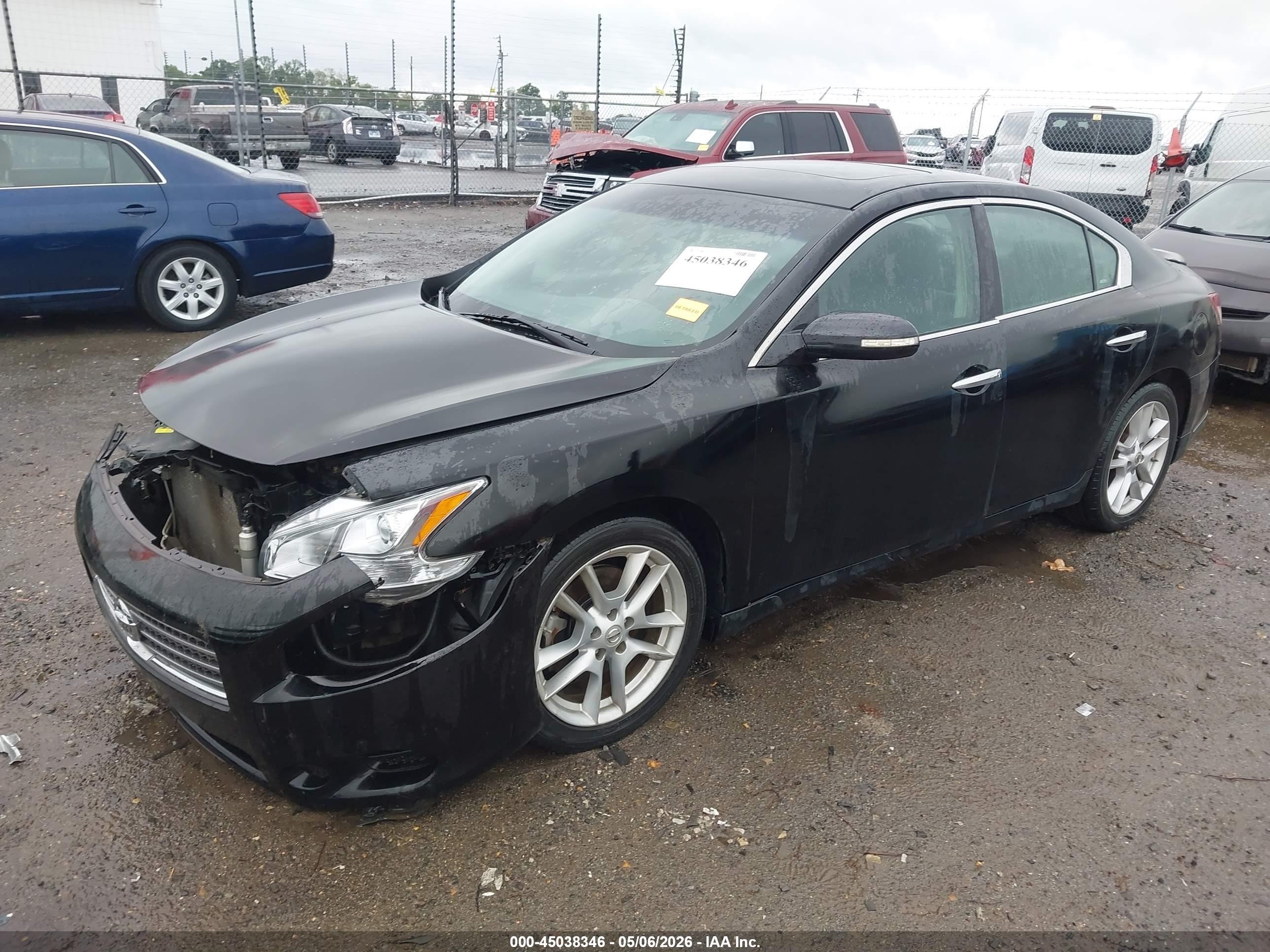 2010 Nissan Maxima 3.5 Sv Black vin: 1N4AA5AP6AC832233